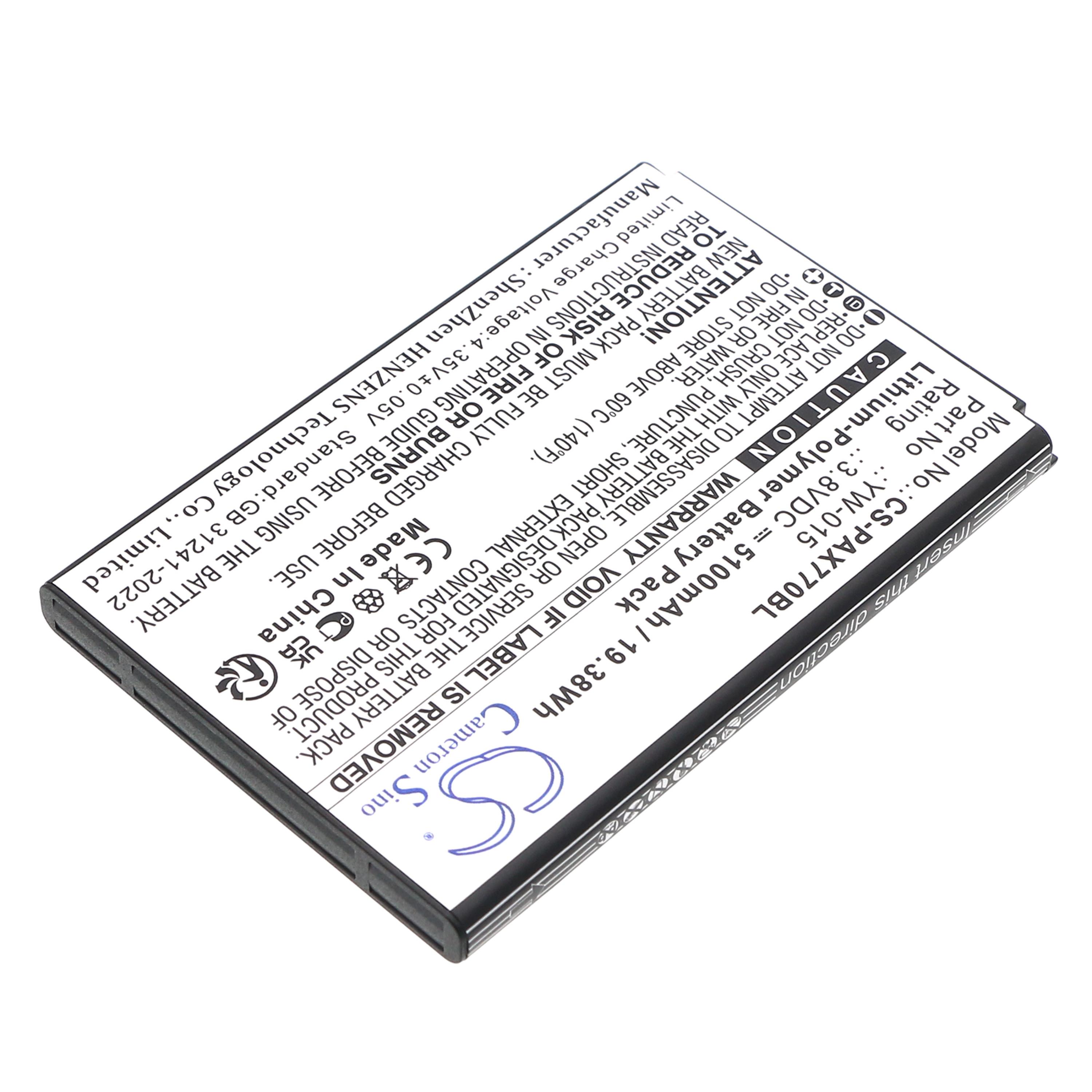 Cameron Sino 5100mAh Battery for Pax