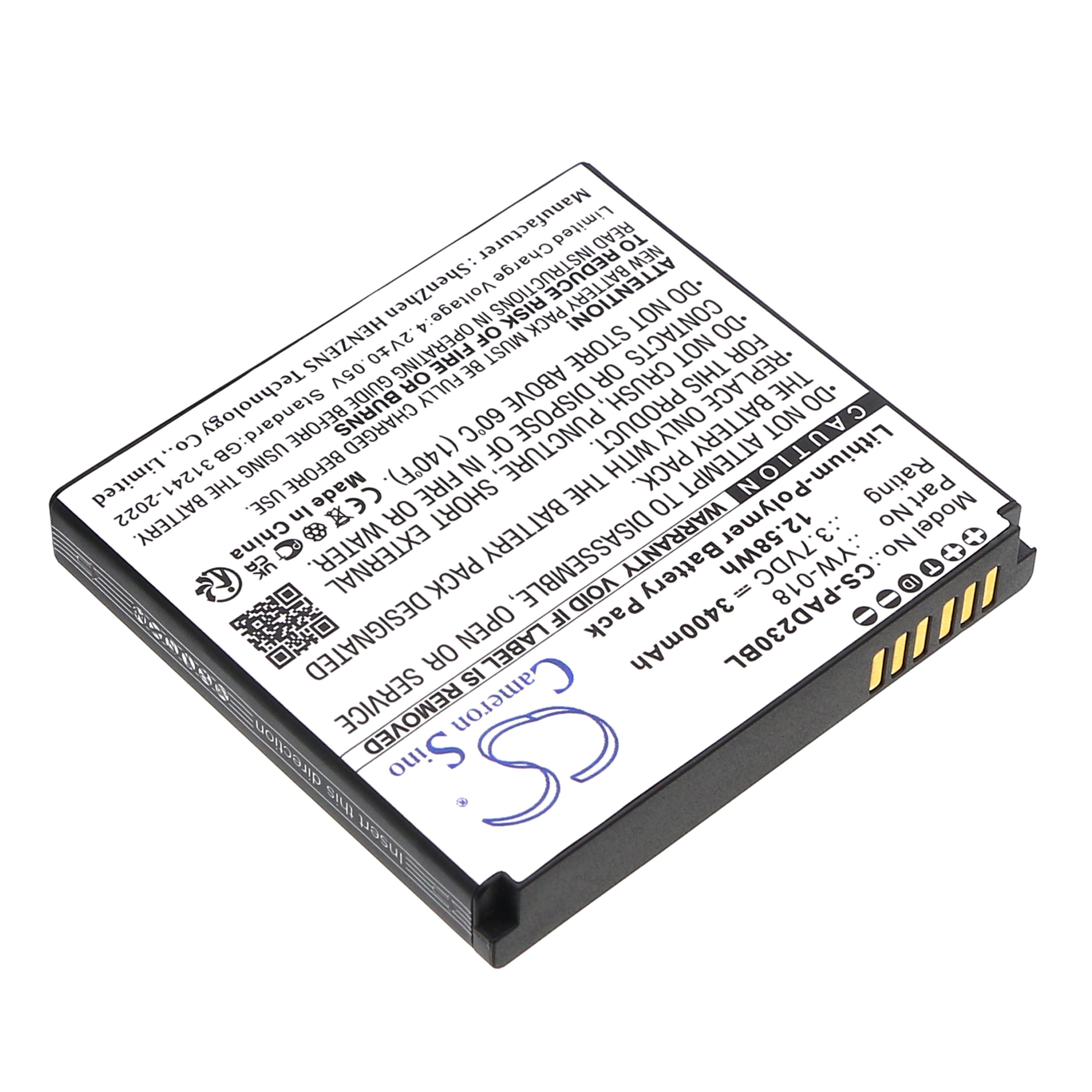 Cameron Sino Replacement Battery for Pax