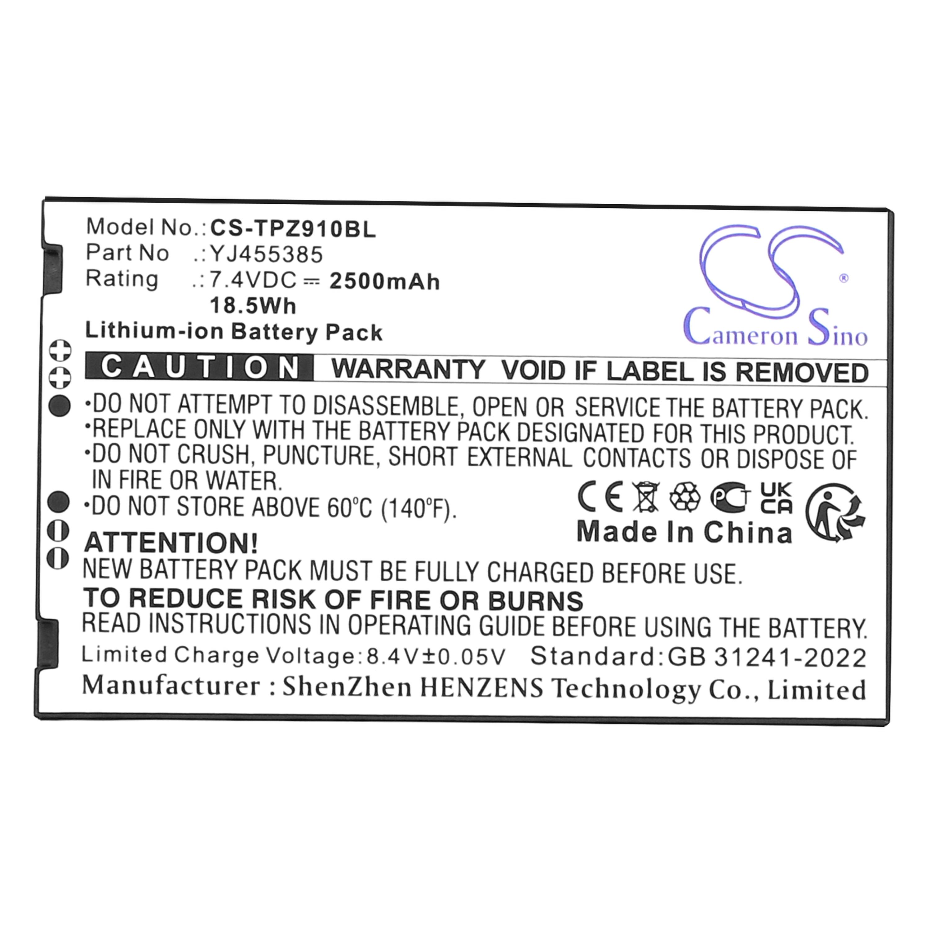 Cameron Sino Replacement Battery for Topwise