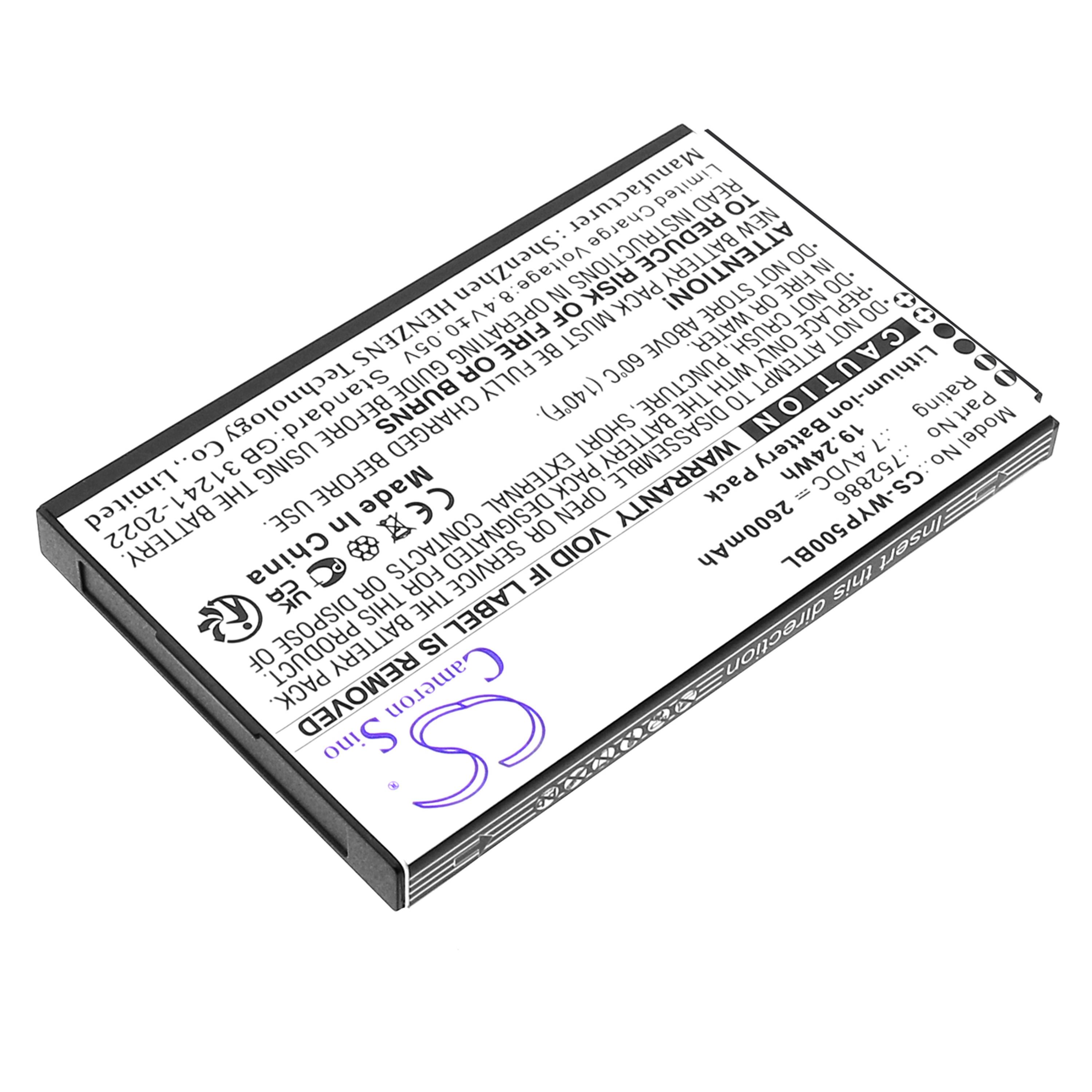 Cameron Sino Replacement Battery for Wiseasy
