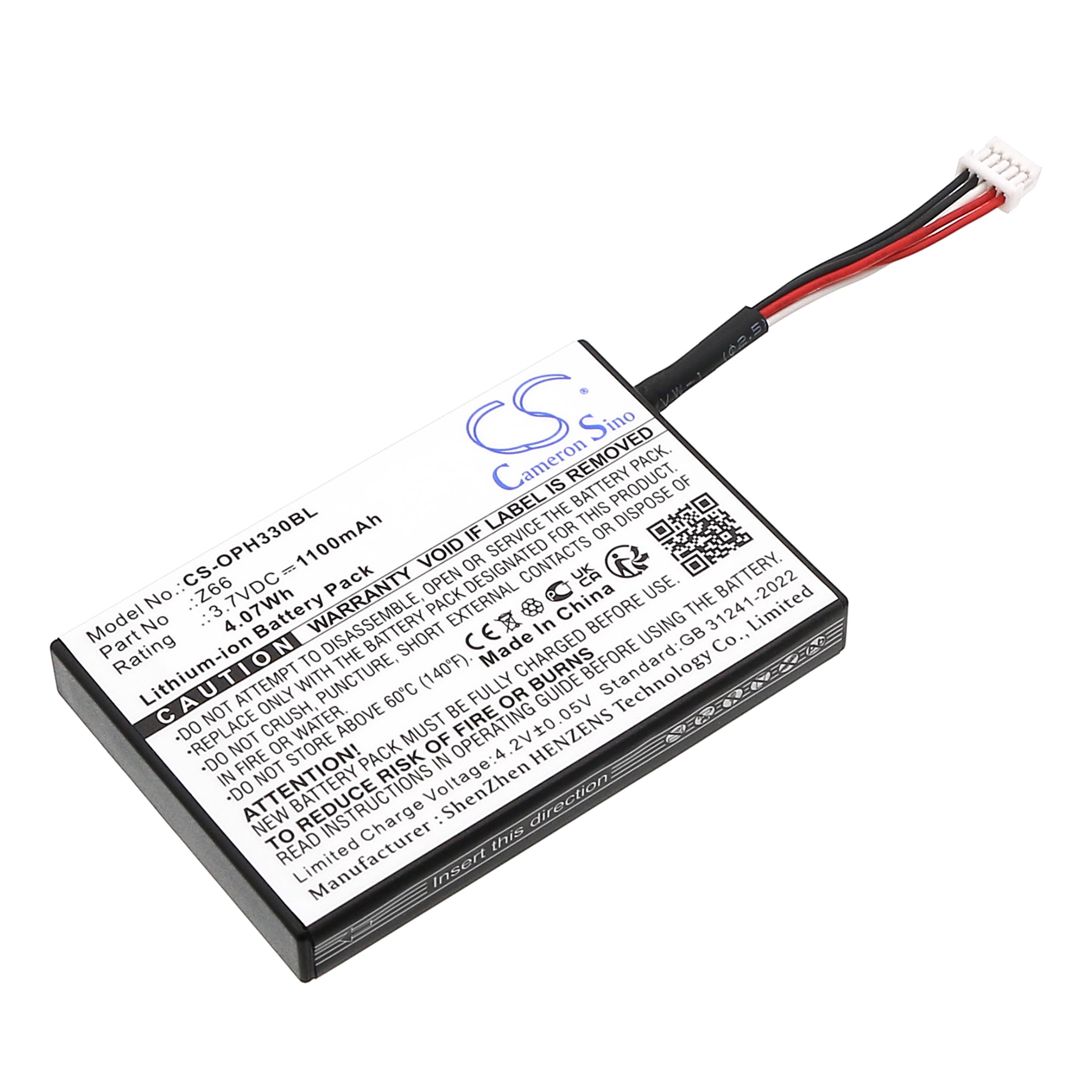 Cameron Sino 1100 mAh for Opticon