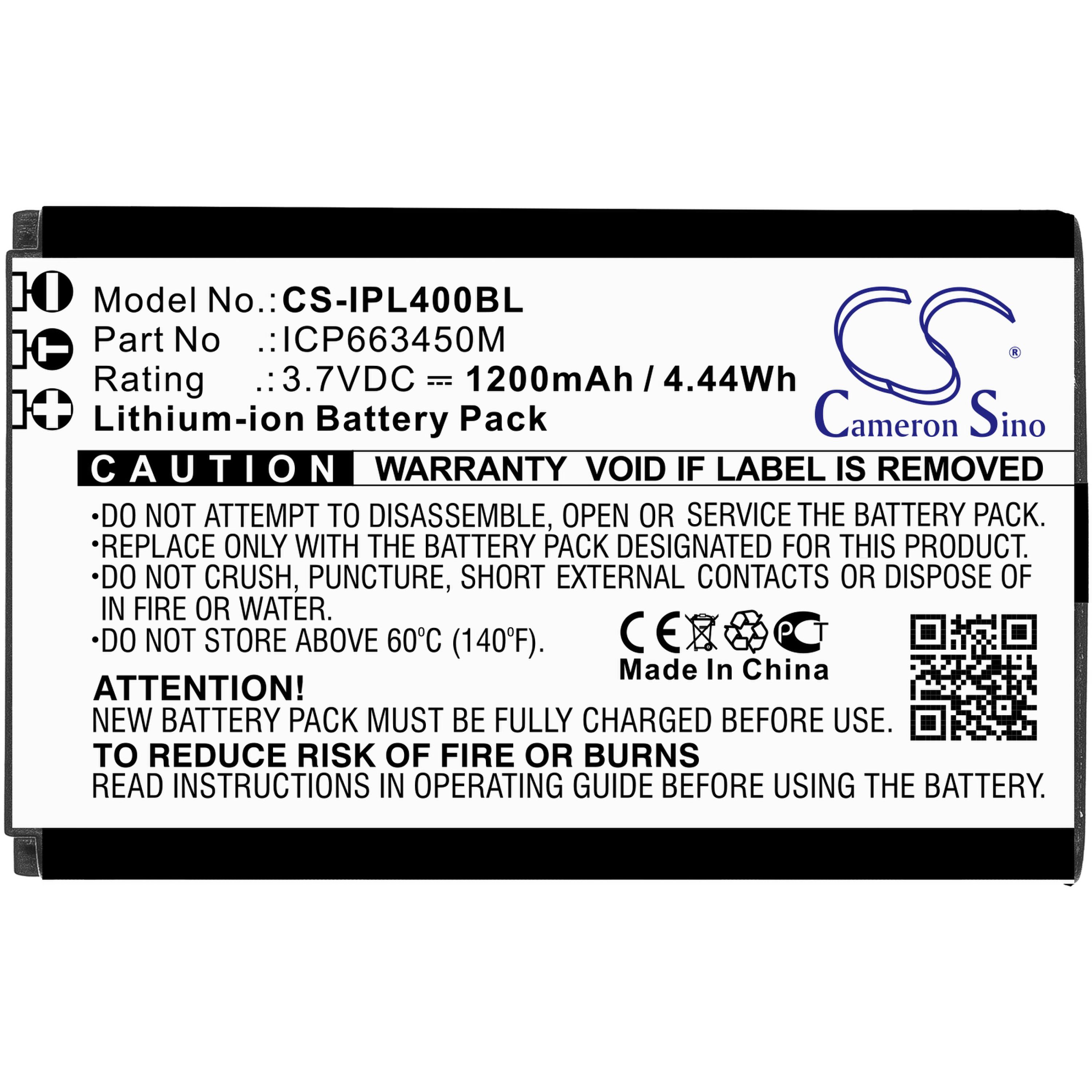 Cameron Sino 1200 mAh for Infinite
