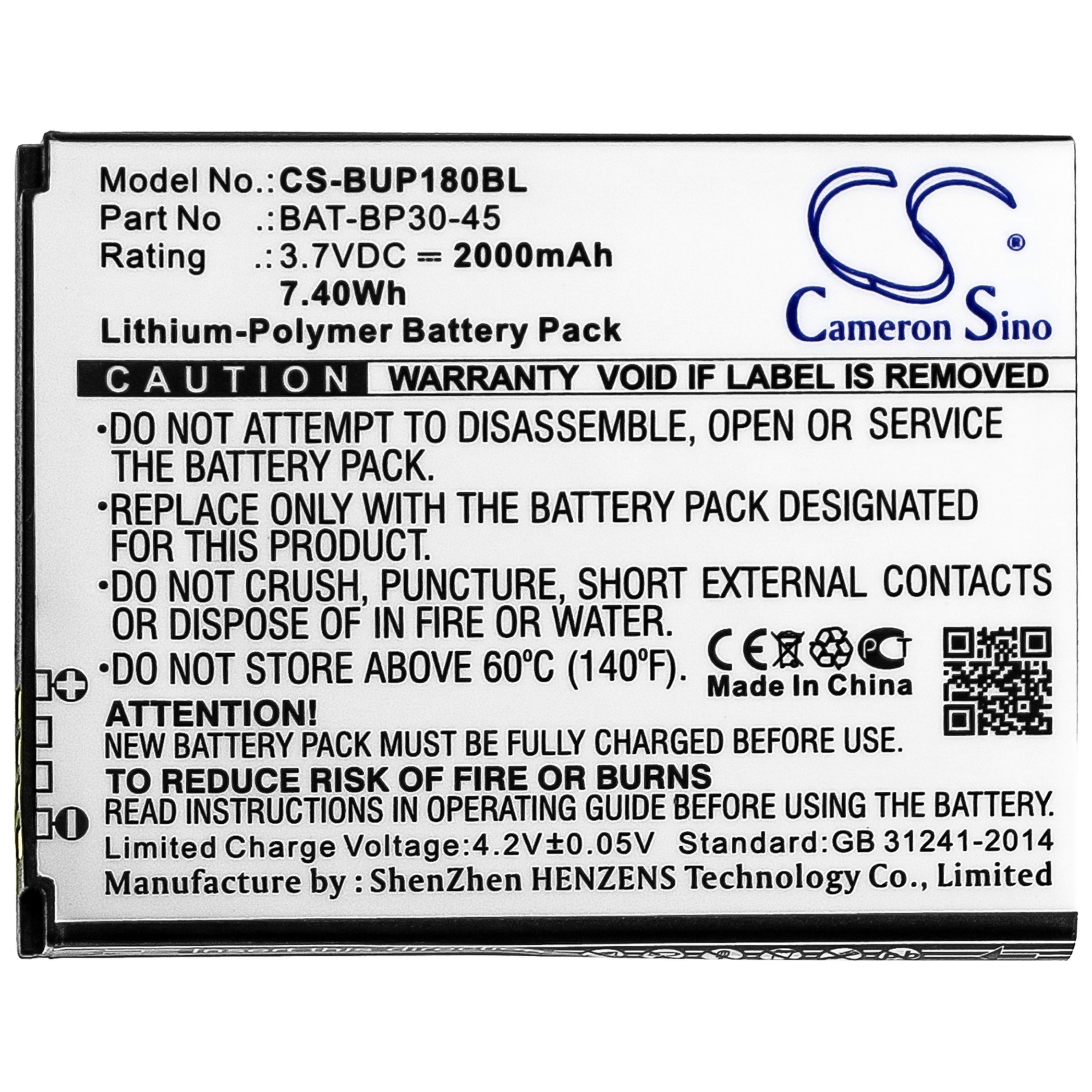 Cameron Sino 2000 mAh for BlueBird
