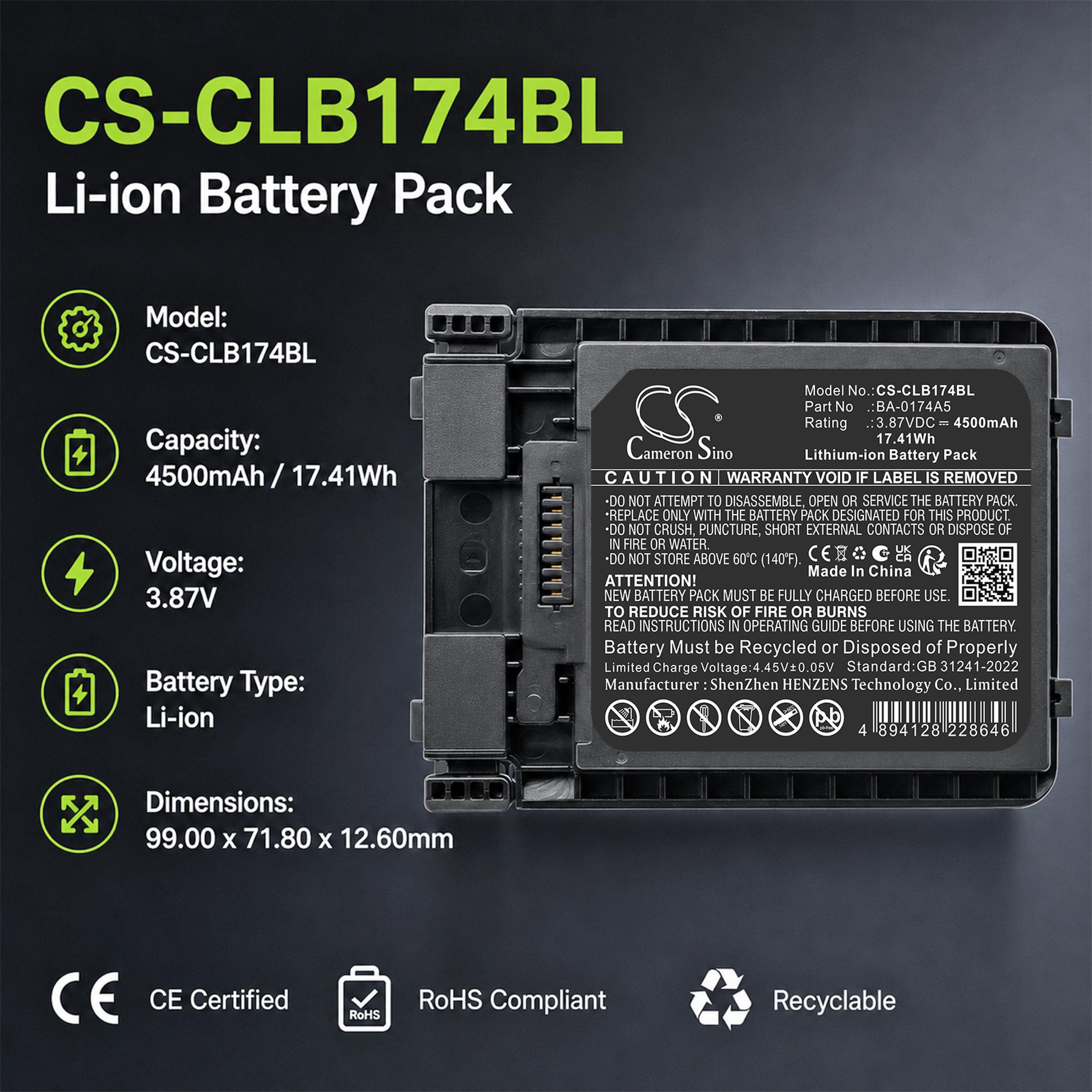 Cameron Sino 4500mAh Replacement Battery for