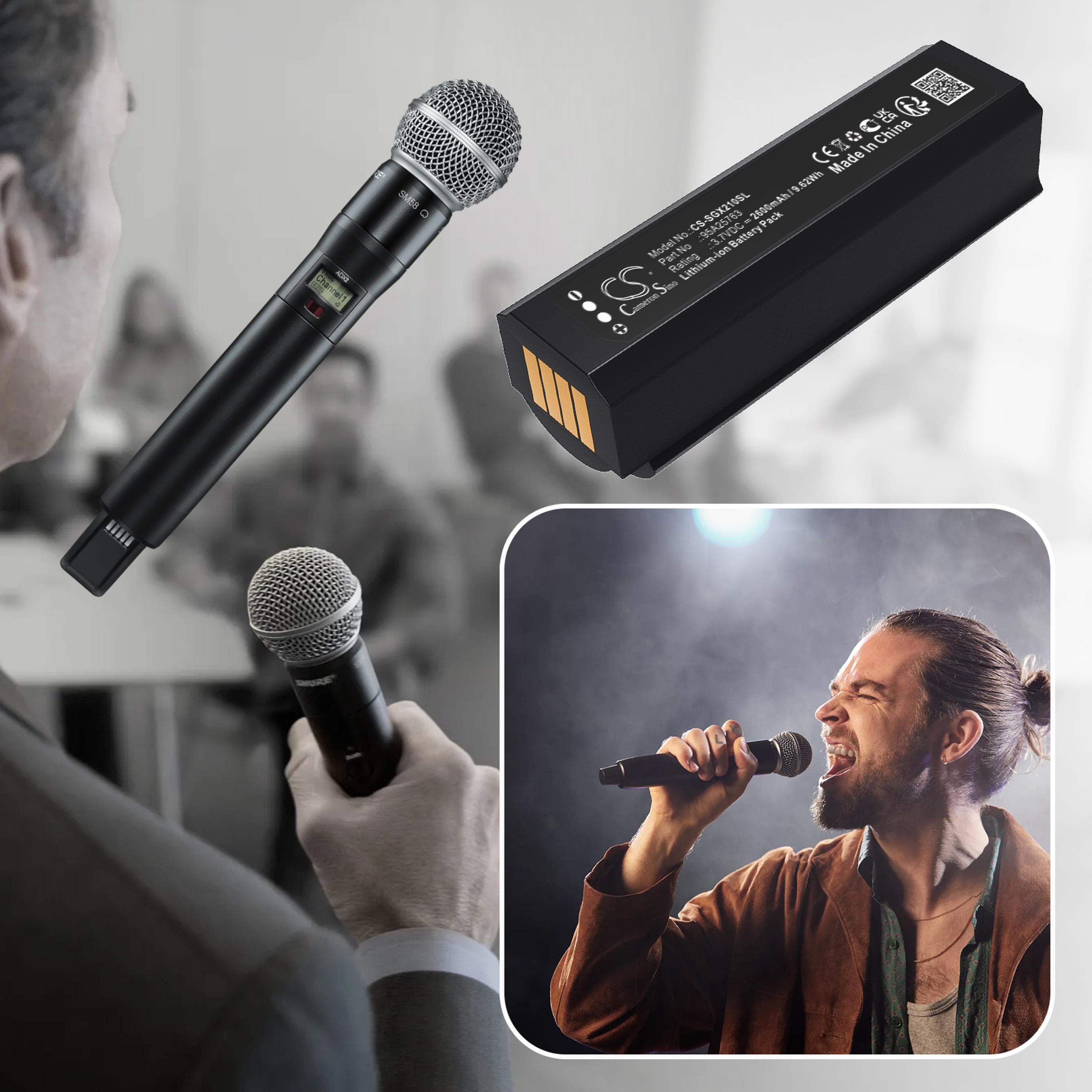 Cameron Sino 2600mAh Battery for SHURE