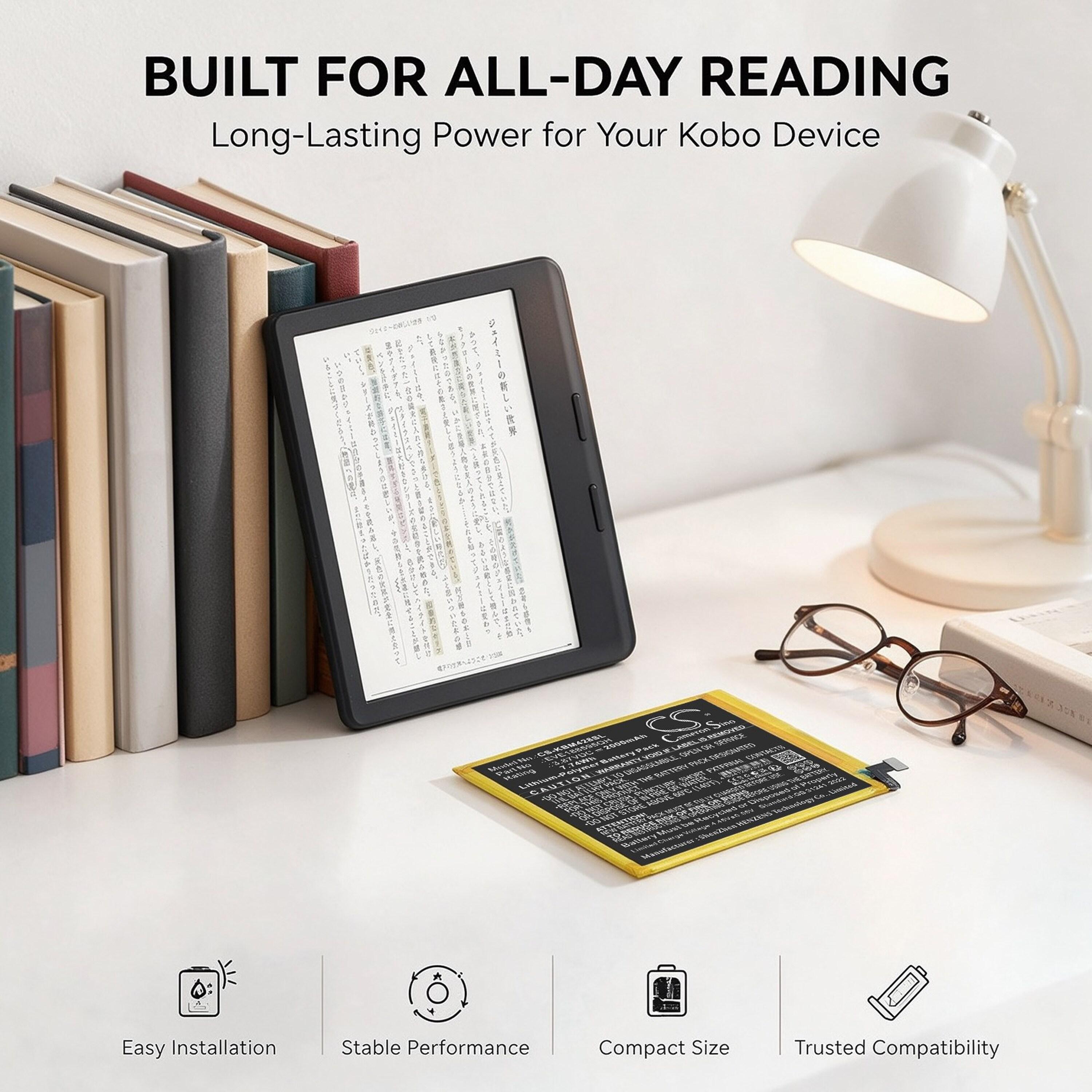 Cameron Sino 2000mAh Battery for Kobo