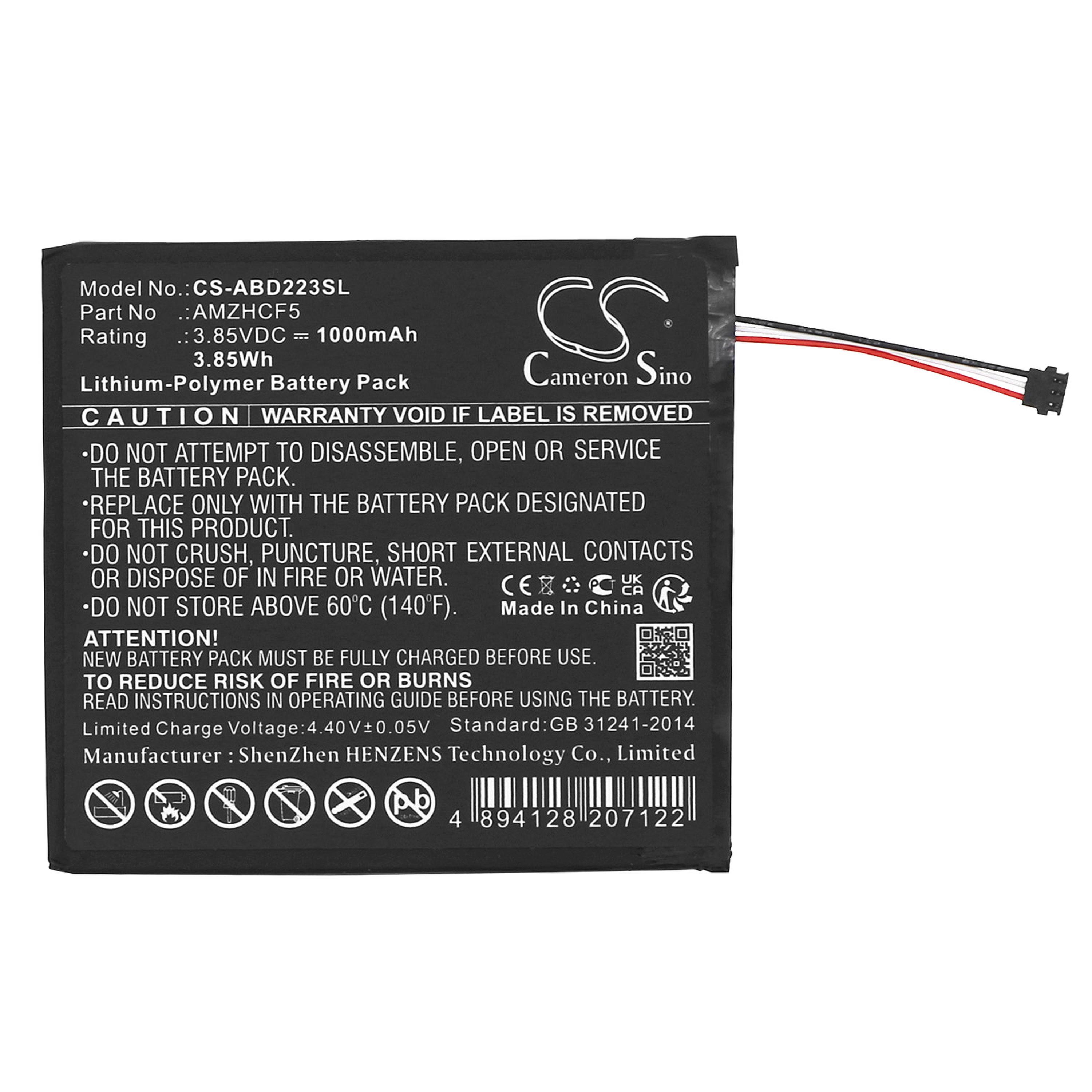 Cameron Sino Replacement Battery for Amazon