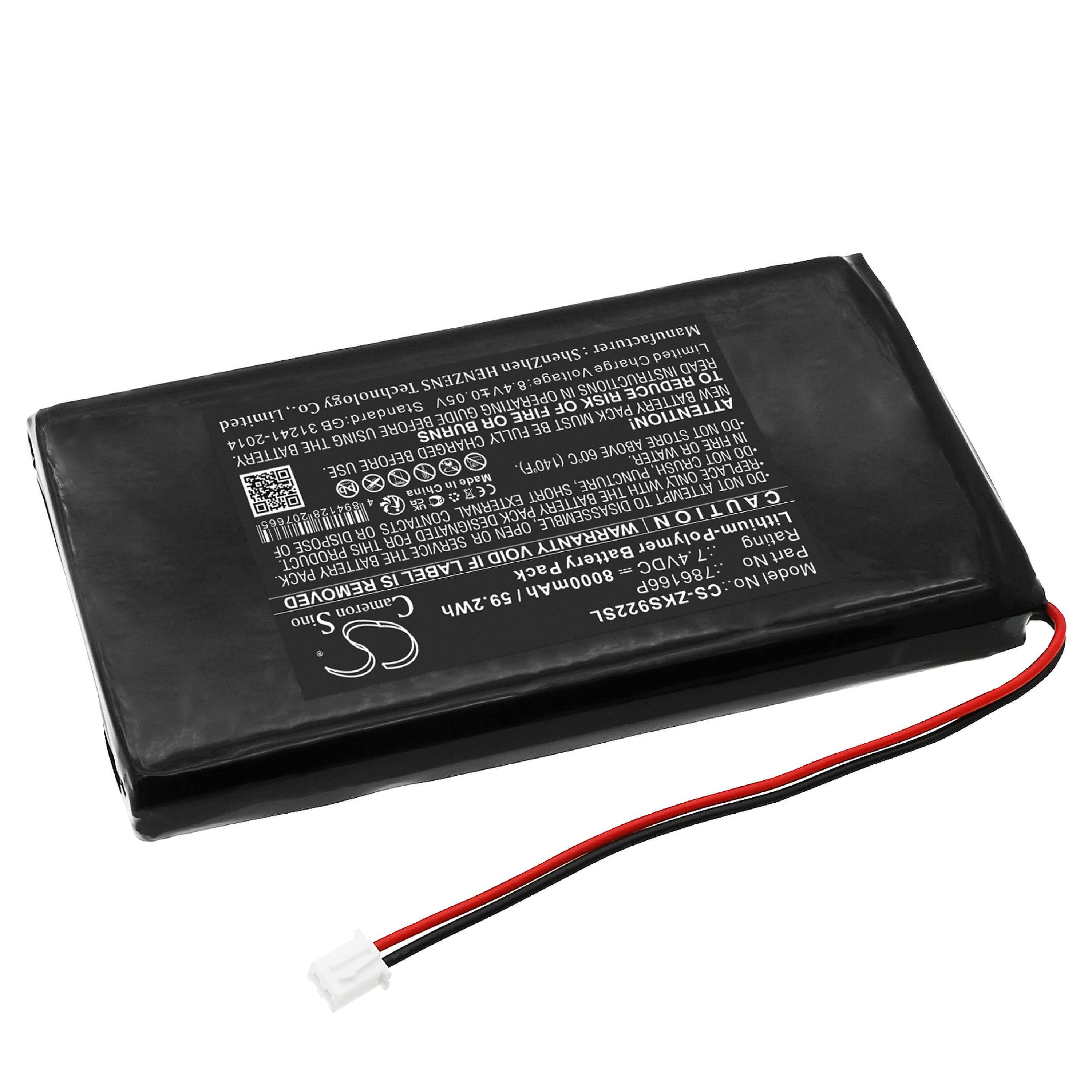 Cameron Sino Replacement Battery for ZKTeco