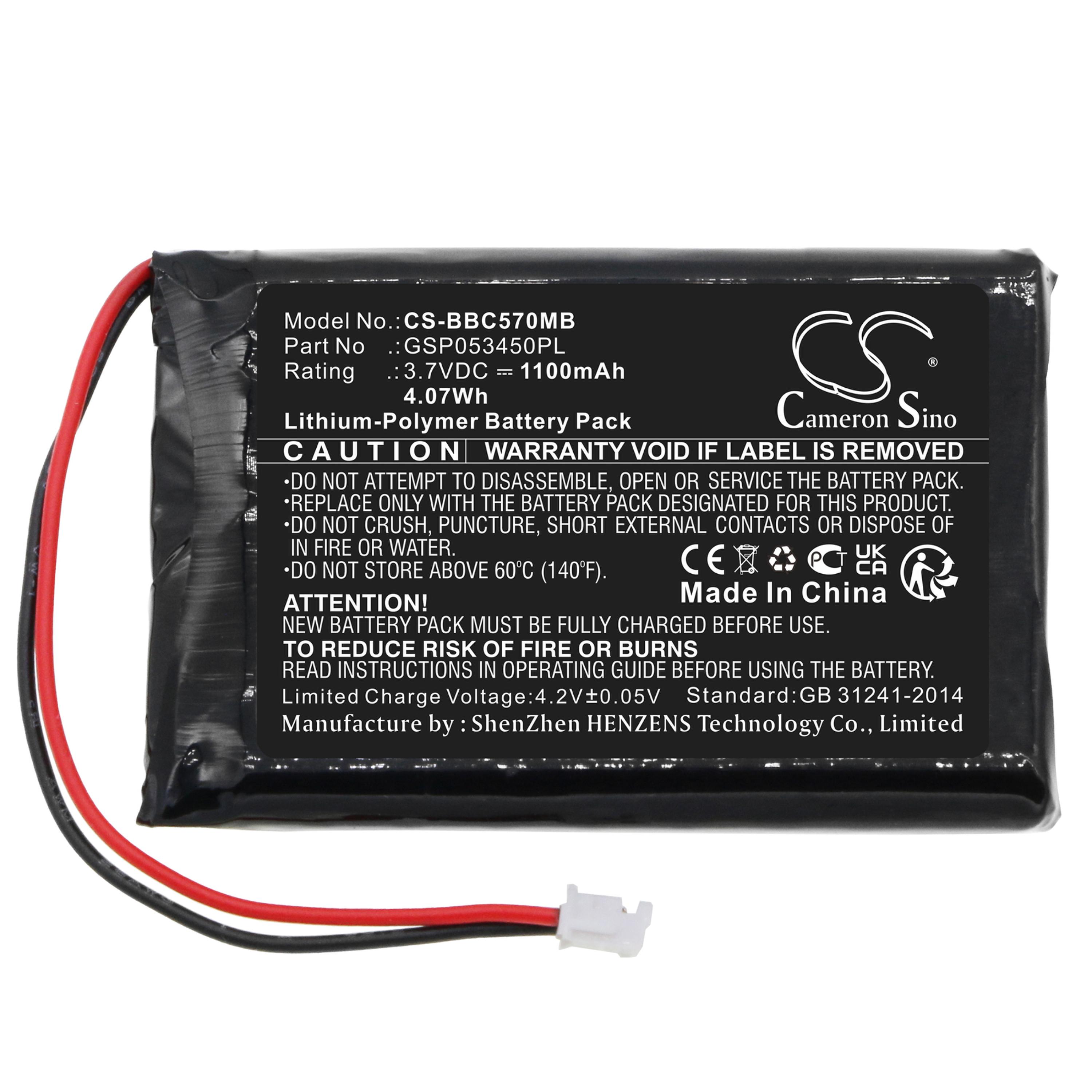 Cameron Sino 1100 mAh for Babyalarm