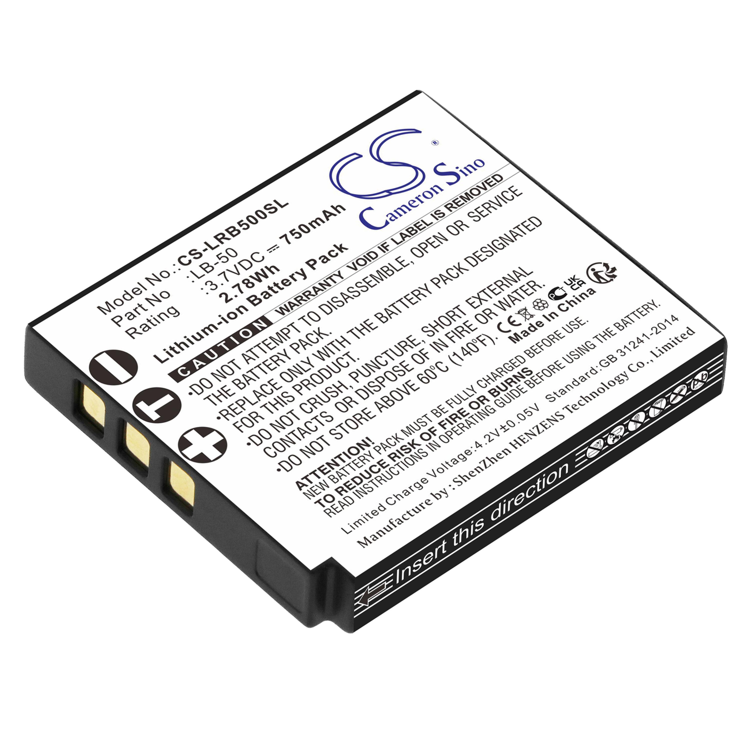 Cameron Sino 750mAh Replacement Battery for