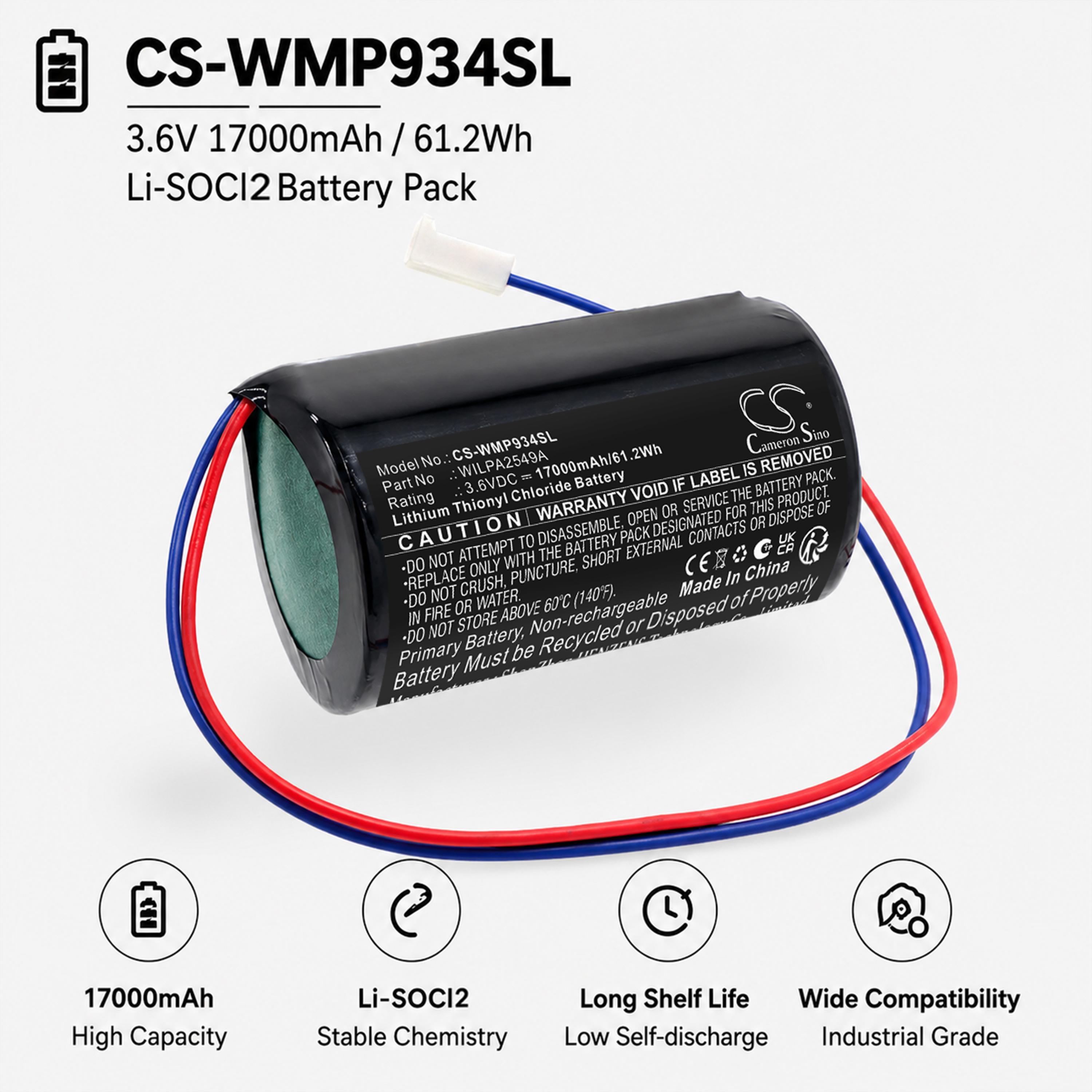 Cameron Sino 17000mAh Battery for WILPA2549A