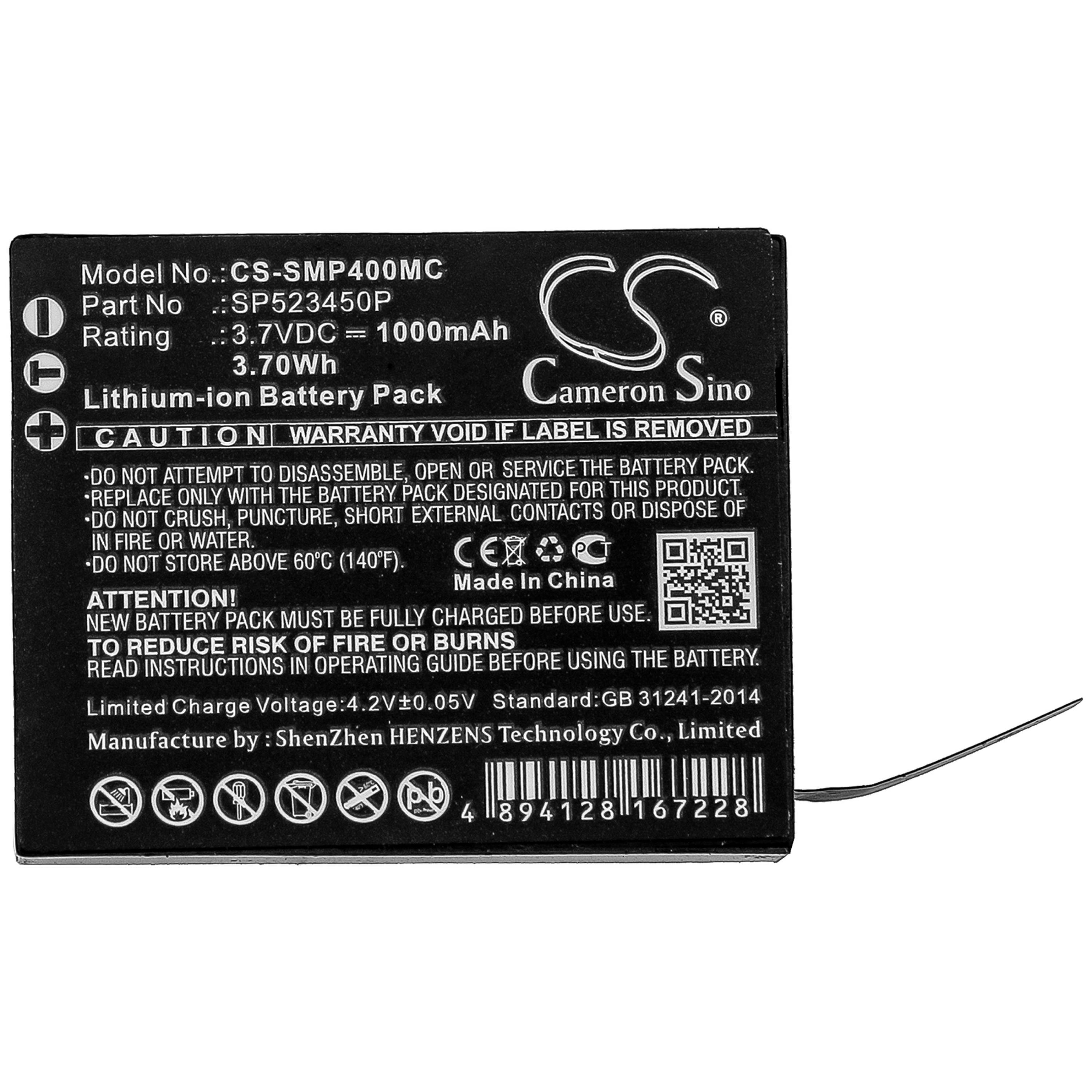 Cameron Sino 1000 mAh for Supremo