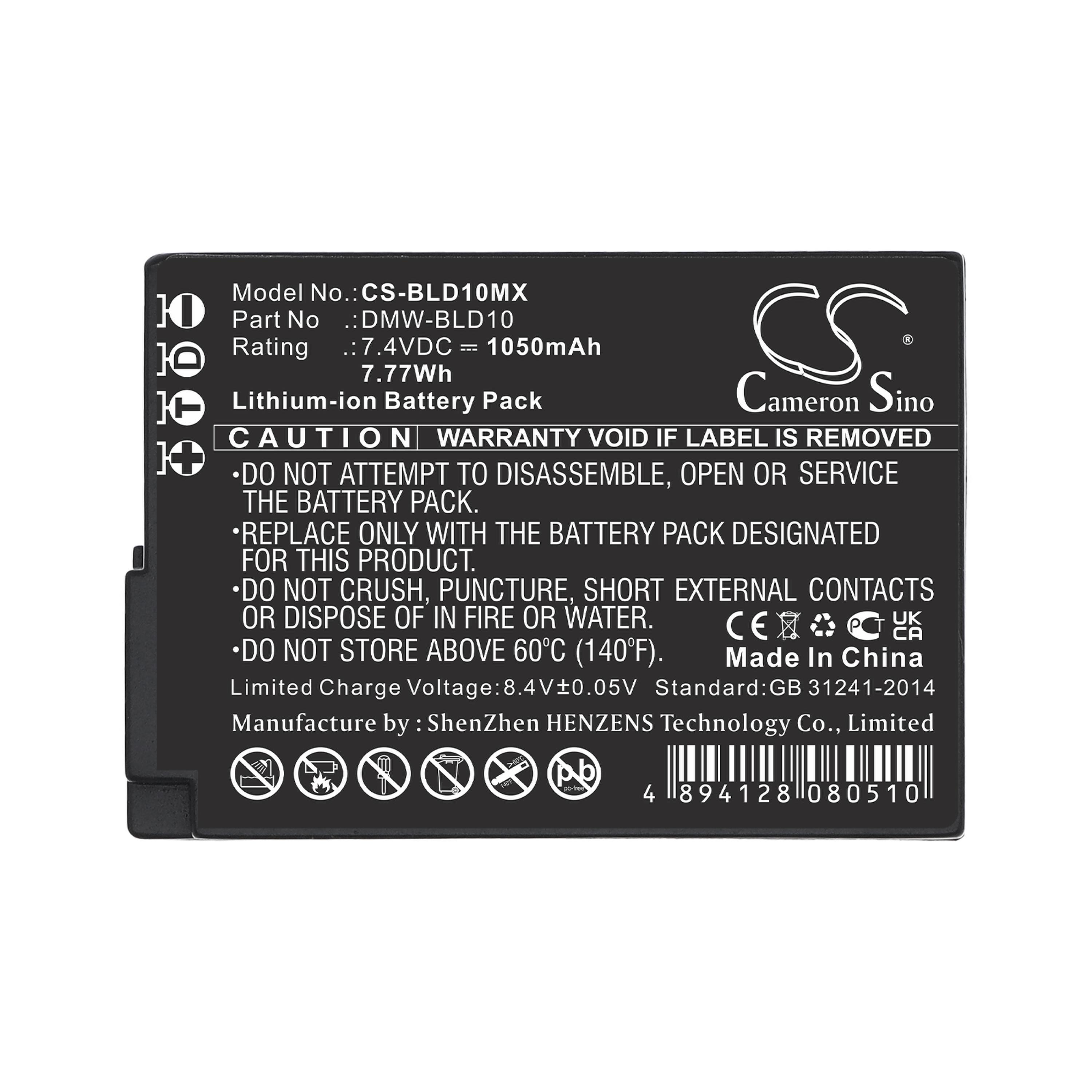 Cameron Sino 1050 mAh for Panasonic