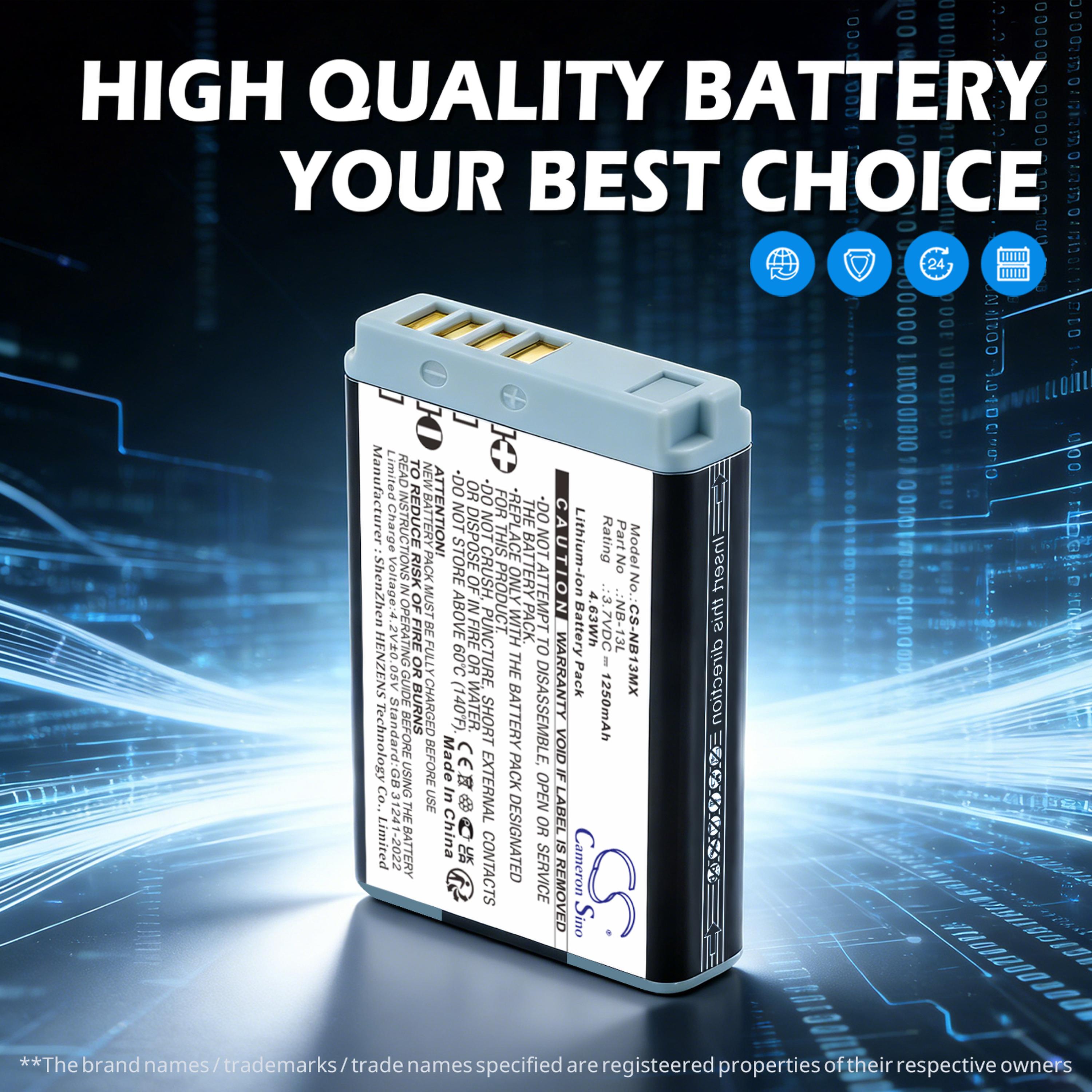 Cameron Sino 1250mAh Replacement Battery for
