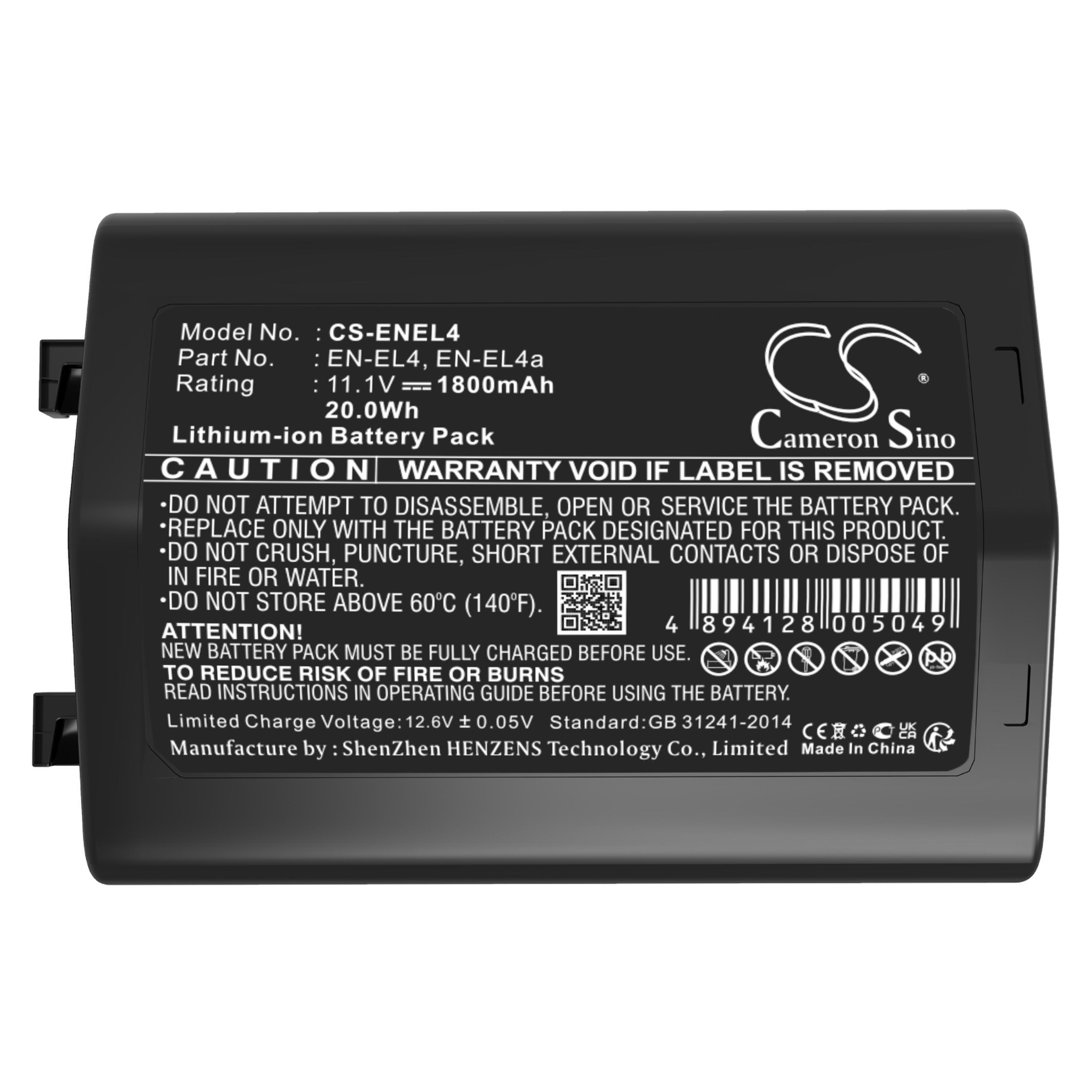 Cameron Sino 1800 mAh for NiKon