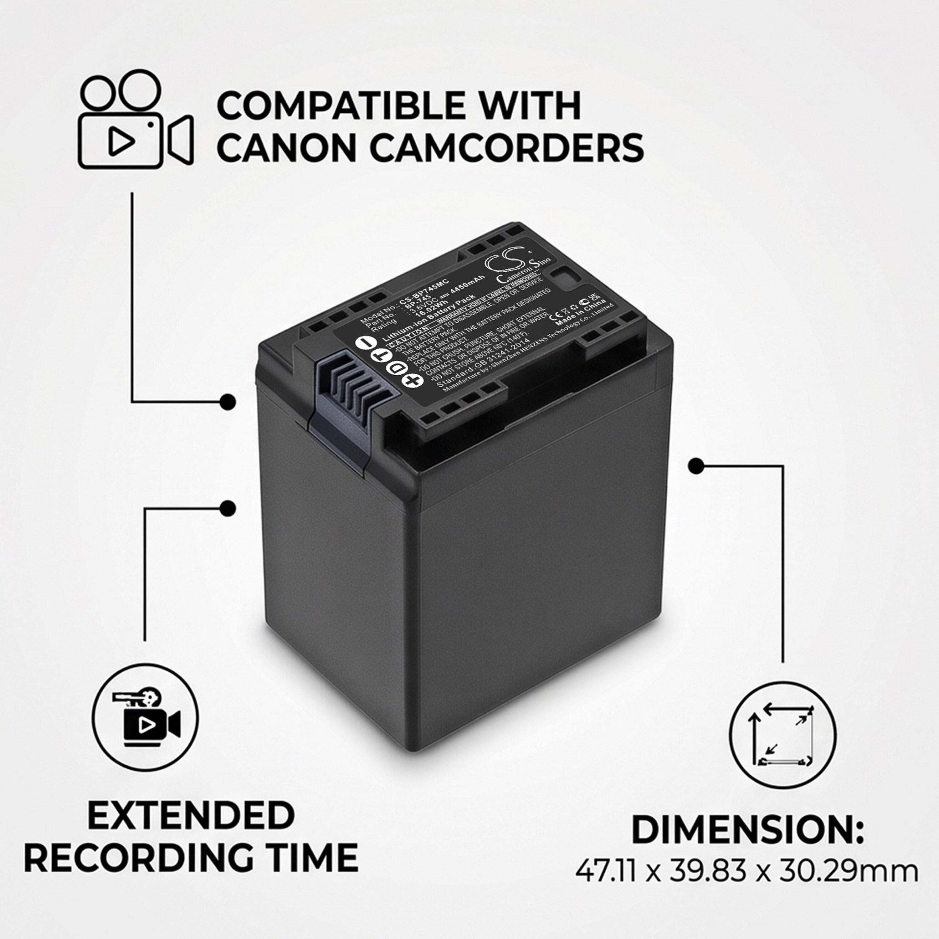 Cameron Sino 4450 mAh for Canon