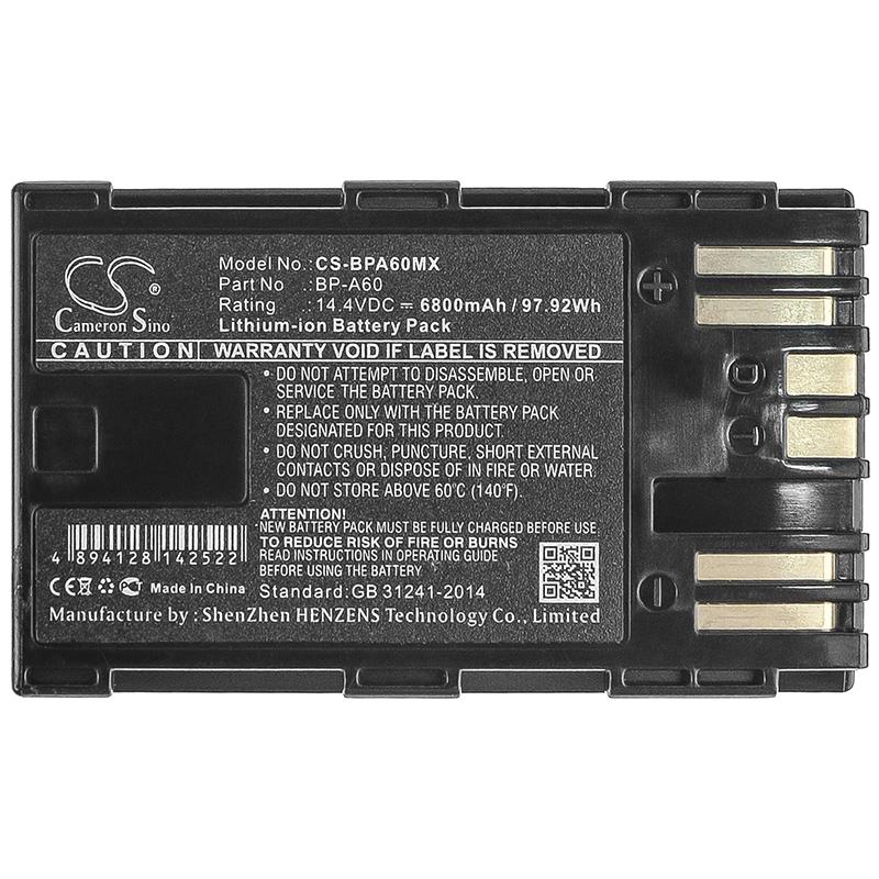 Cameron Sino 6800 mAh for Canon