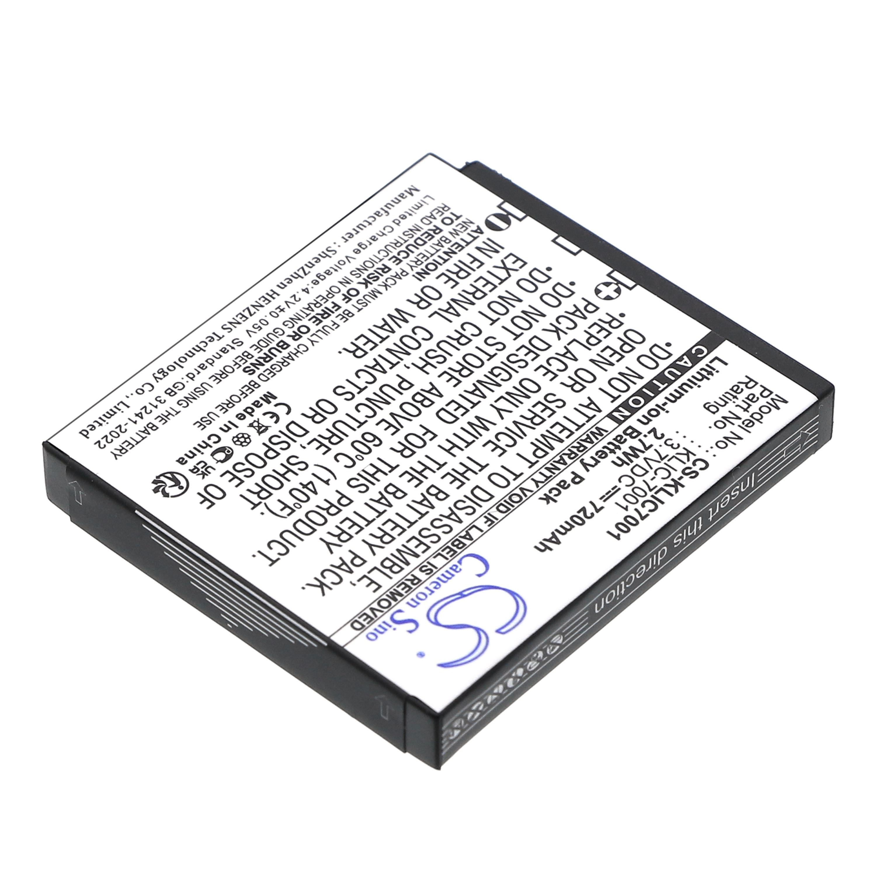 Cameron Sino 720 mAh for Agfa