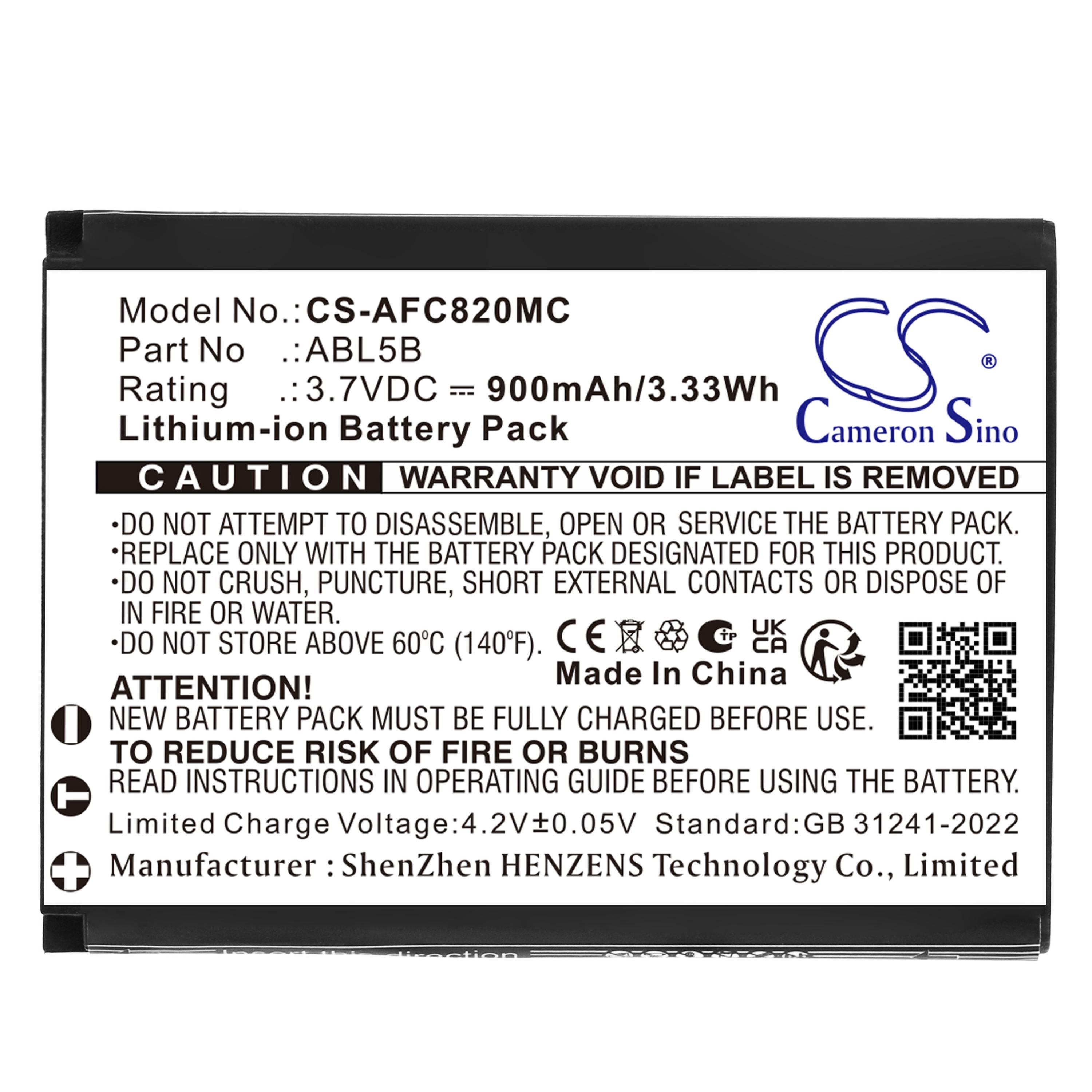 Cameron Sino 900mAh Replacement Battery for
