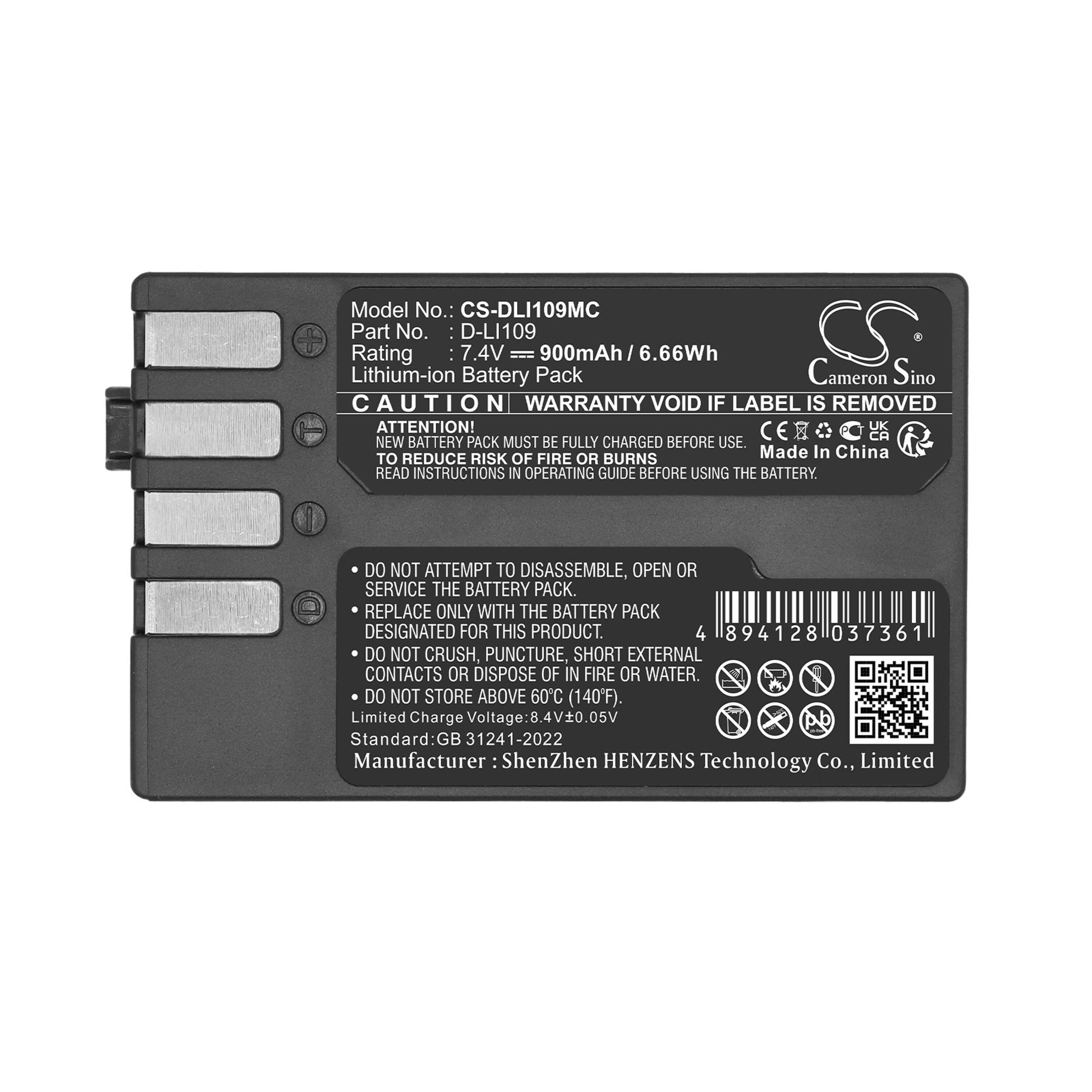 Cameron Sino 900mAh Replacement Battery for