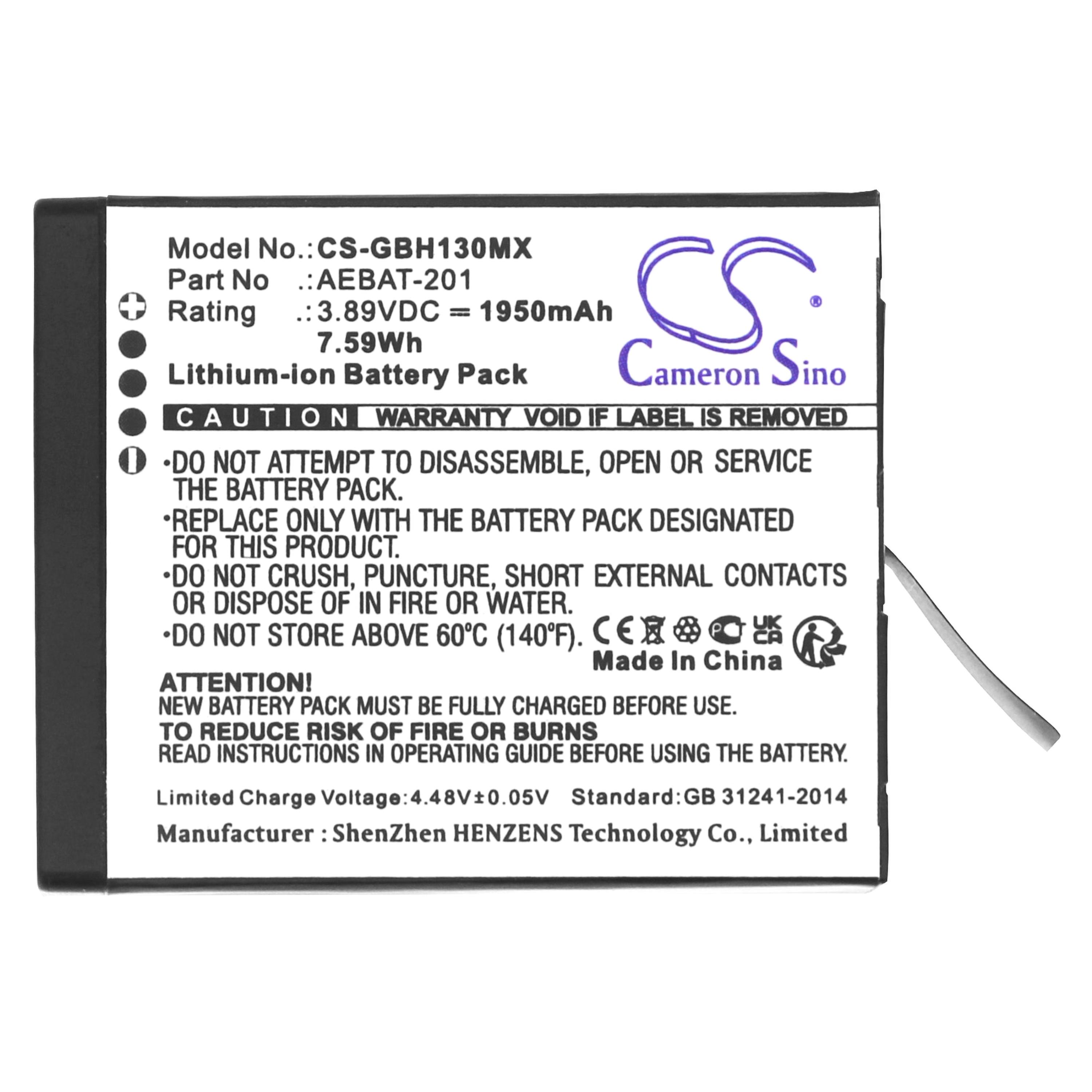 Cameron Sino Replacement Battery for GoPro