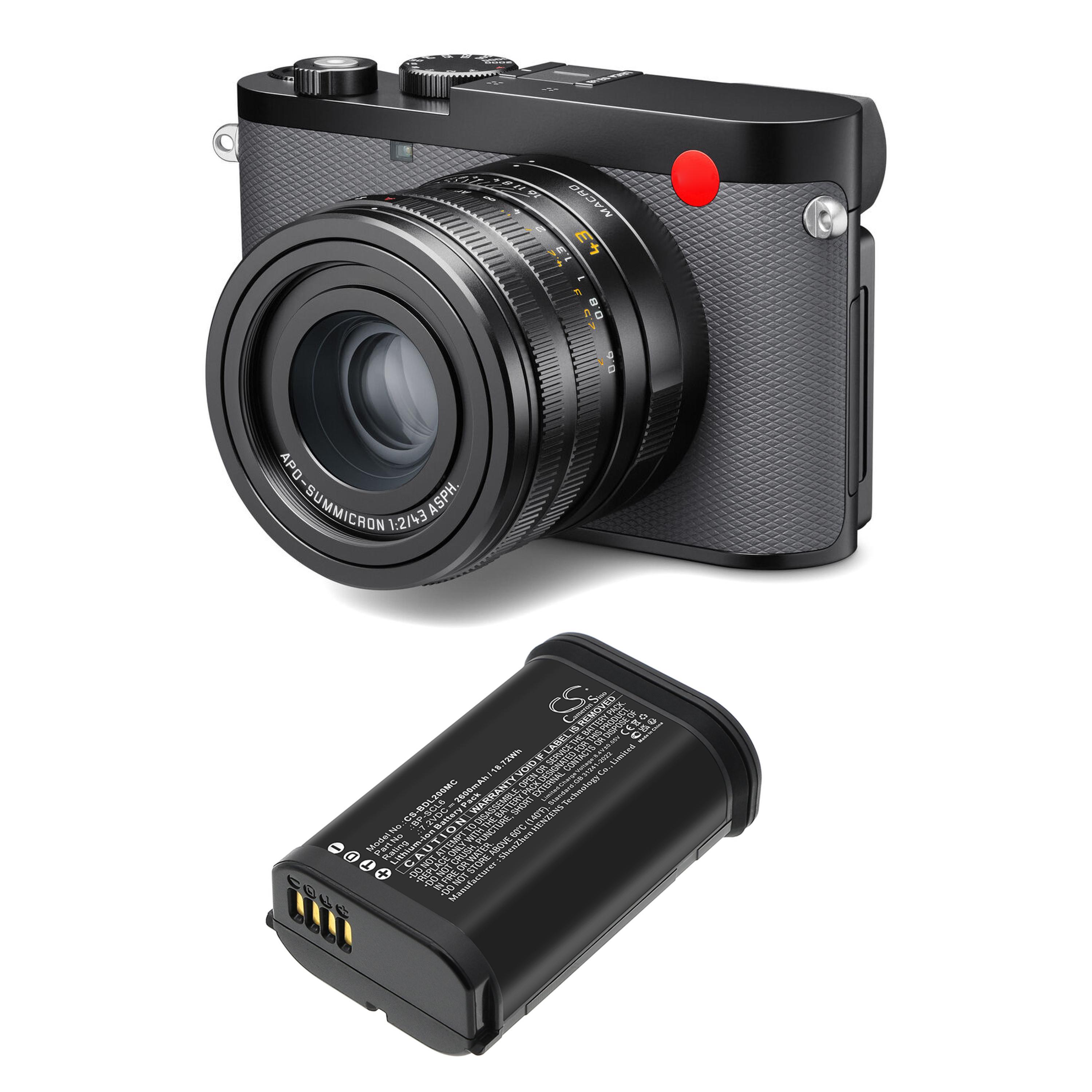 Cameron Sino Replacement Battery for Leica