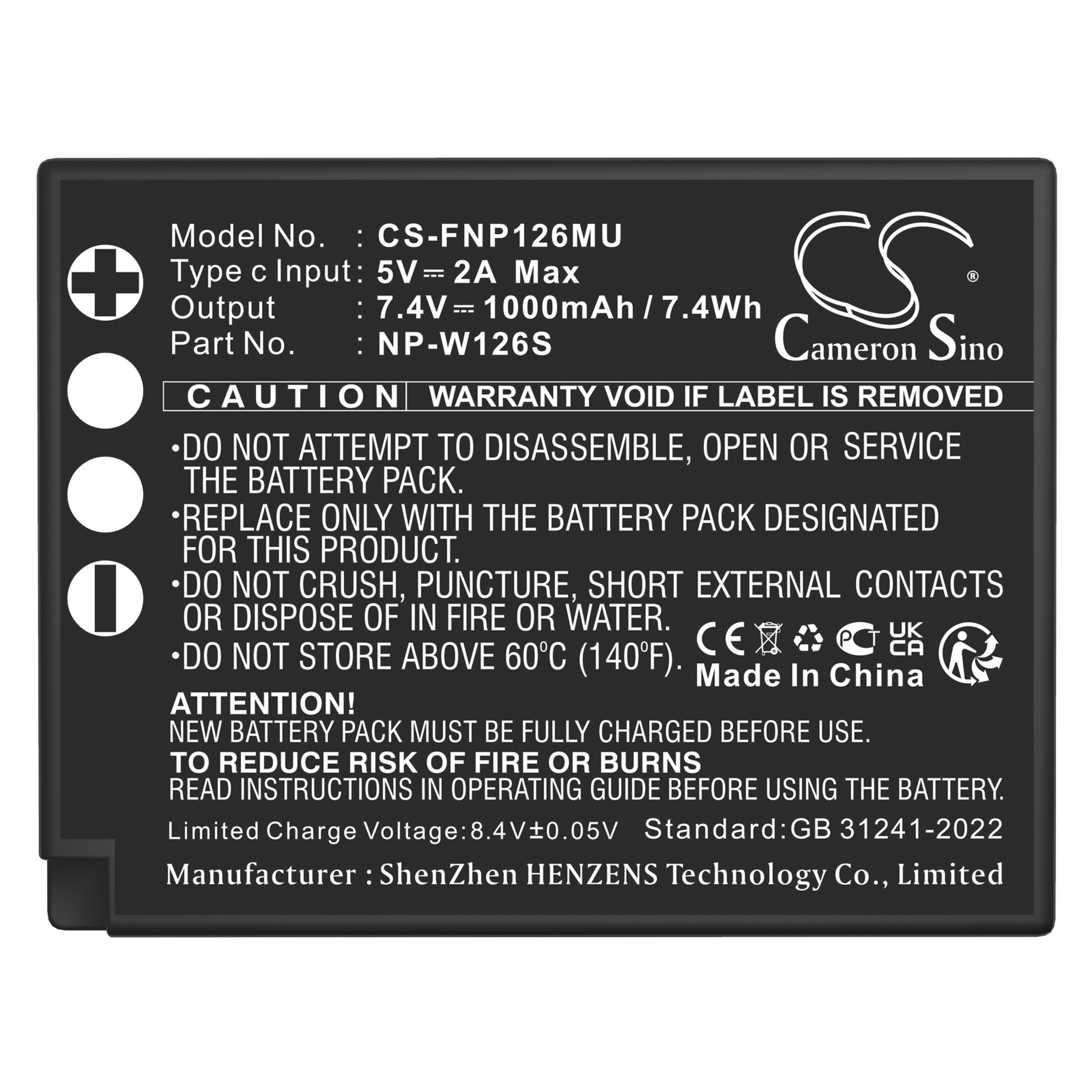 Cameron Sino Type-C USB-C Input battery