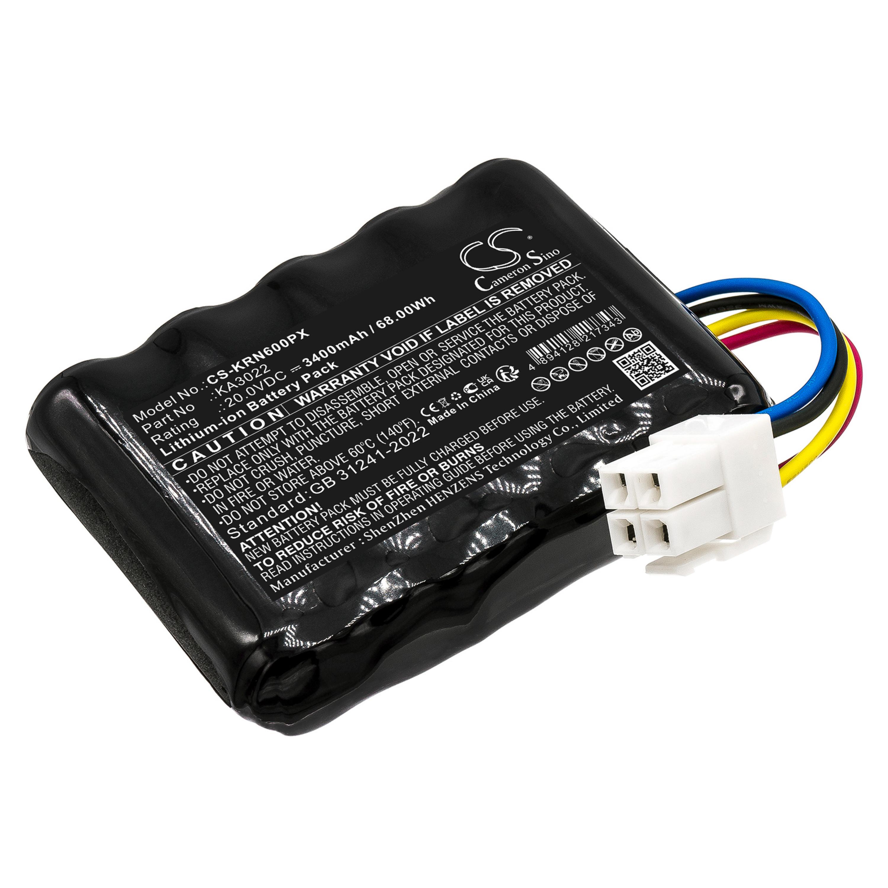 Cameron Sino 3400mAh Replacement Battery for