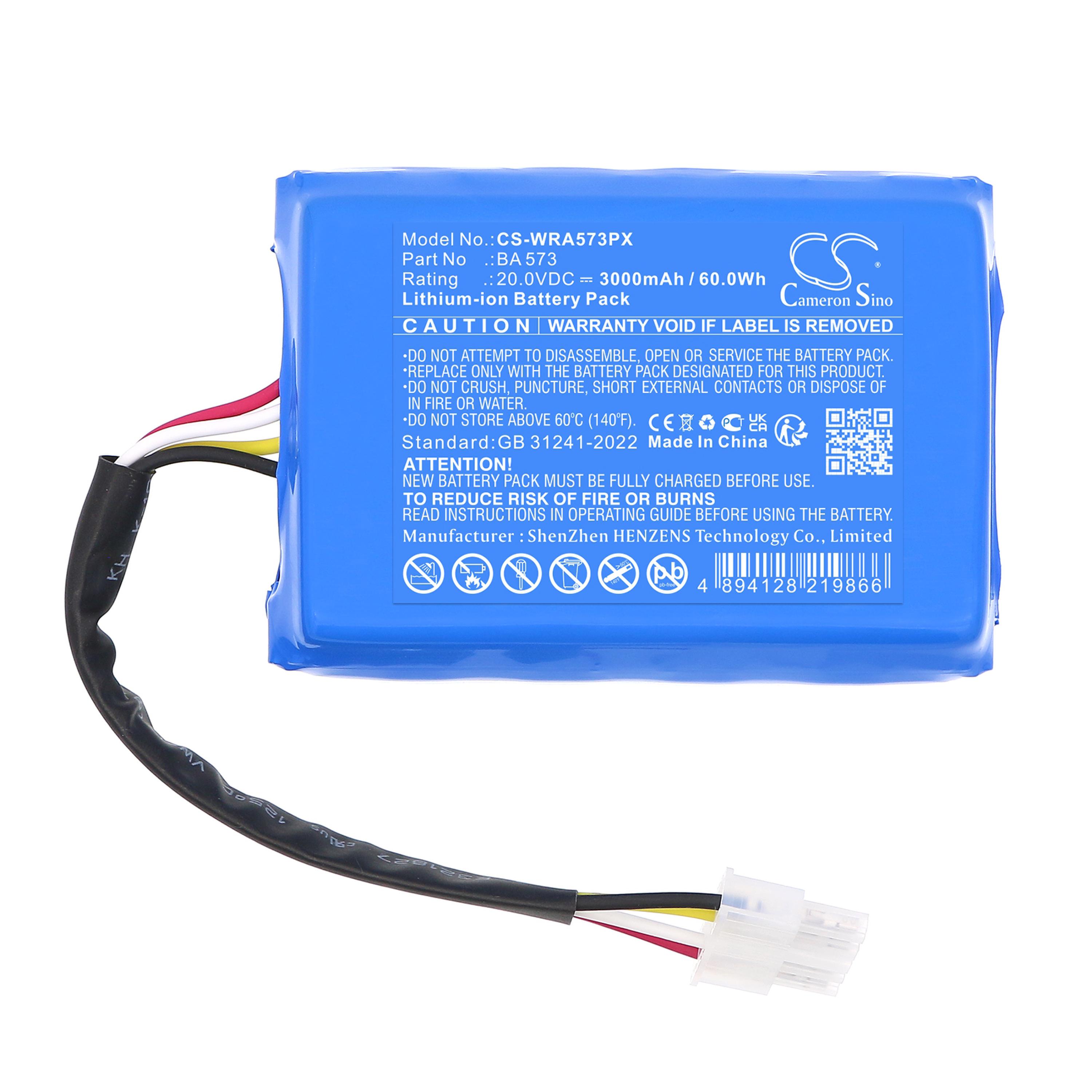 Cameron Sino Replacement Battery for Mowox