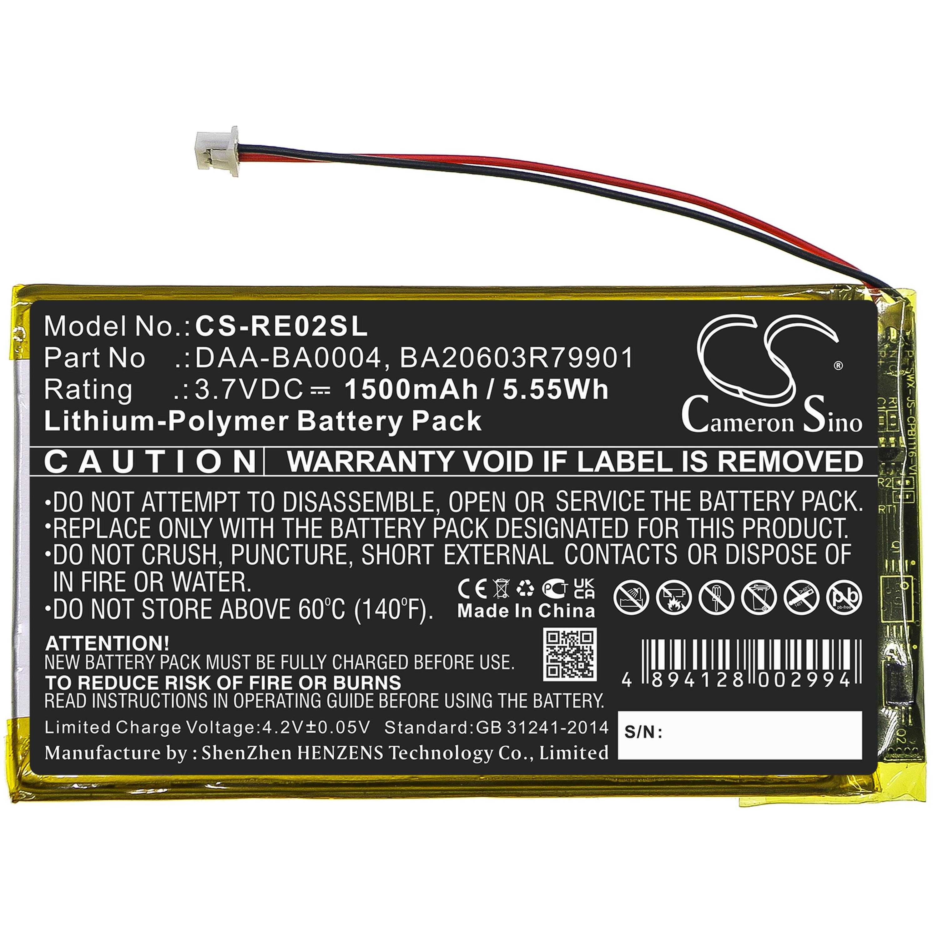 Cameron Sino 1500 mAh for Creative