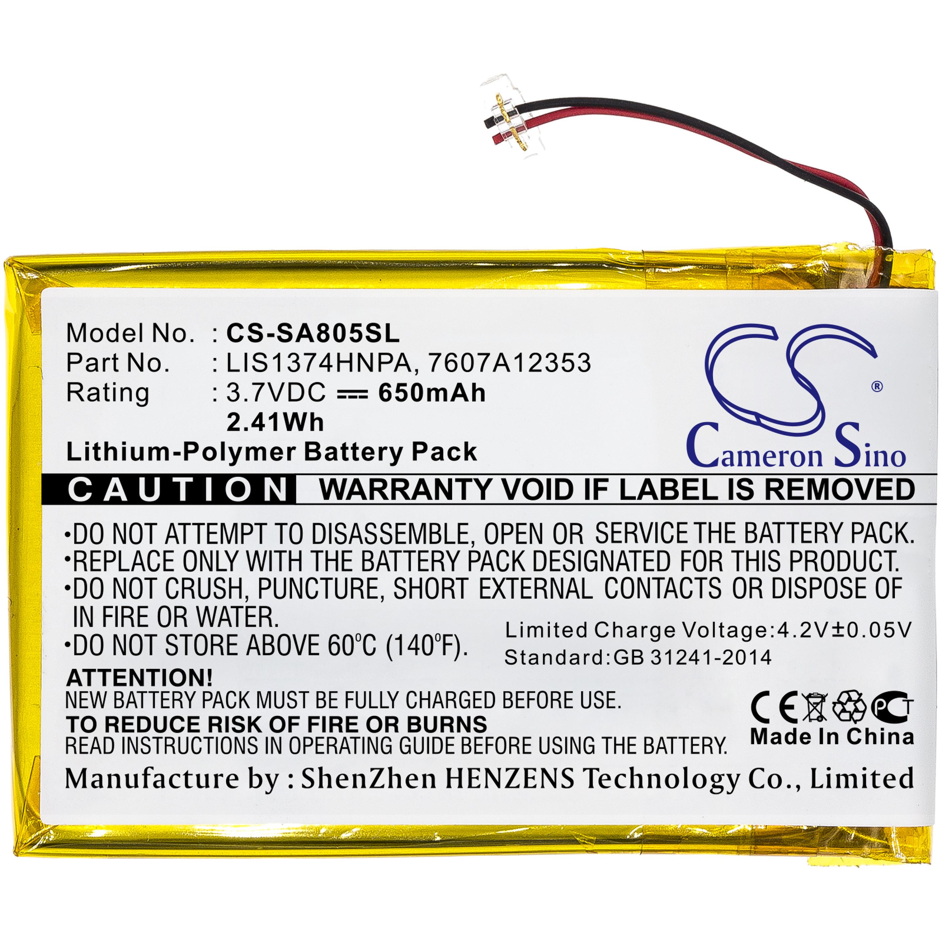 Cameron Sino 650 mAh for Sony