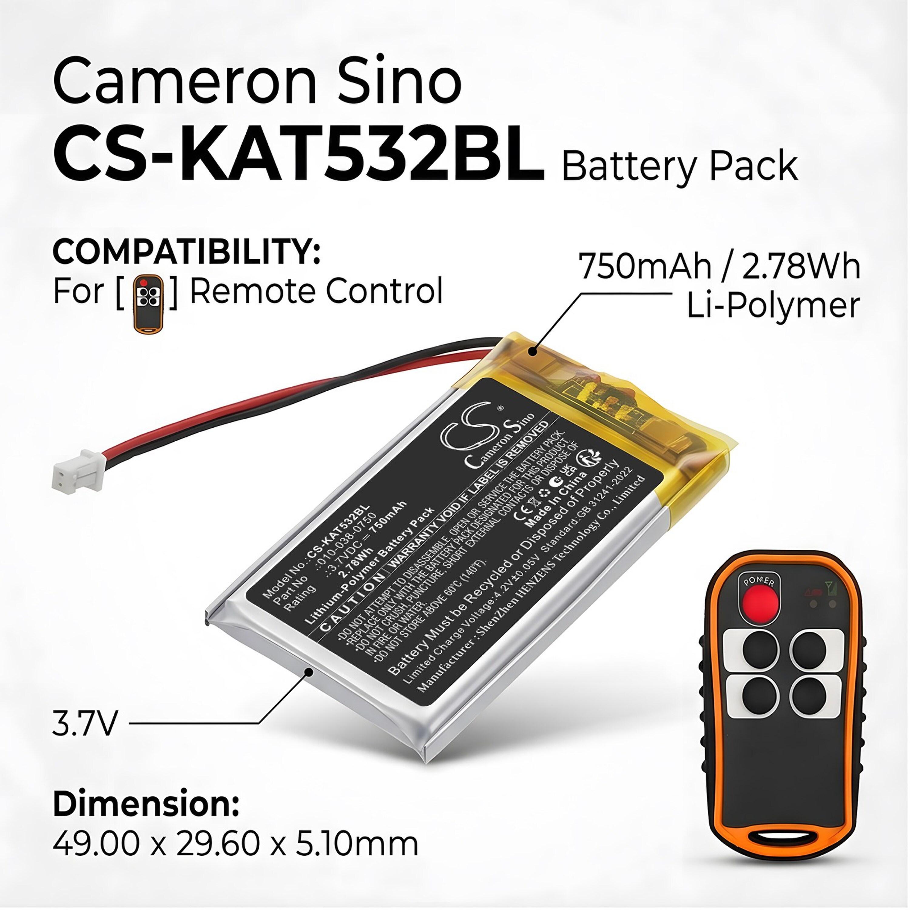 Cameron Sino 750mAh Replacement Battery for