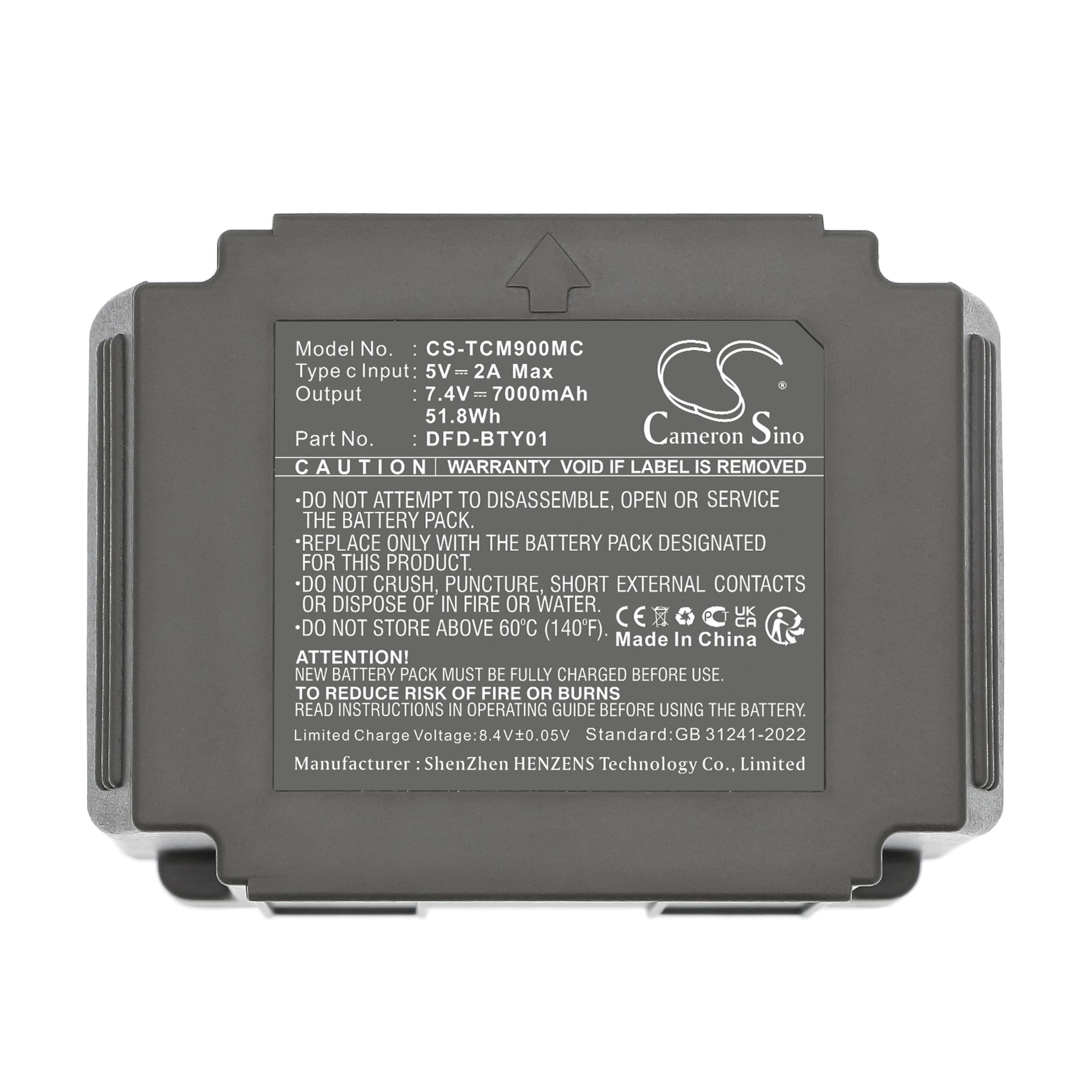 Cameron Sino Replacement Battery for Tactacam