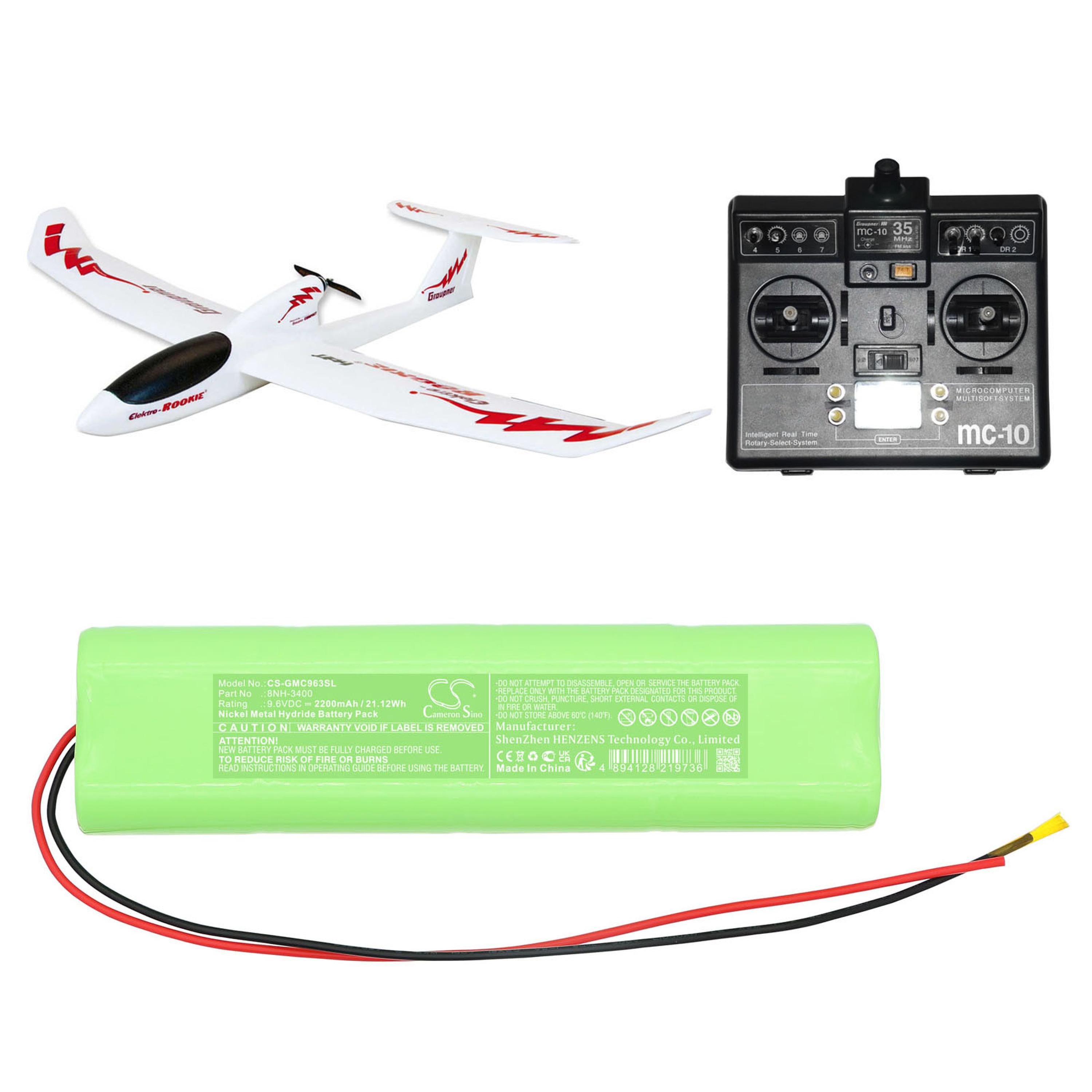 Cameron Sino Replacement Battery for Graupner