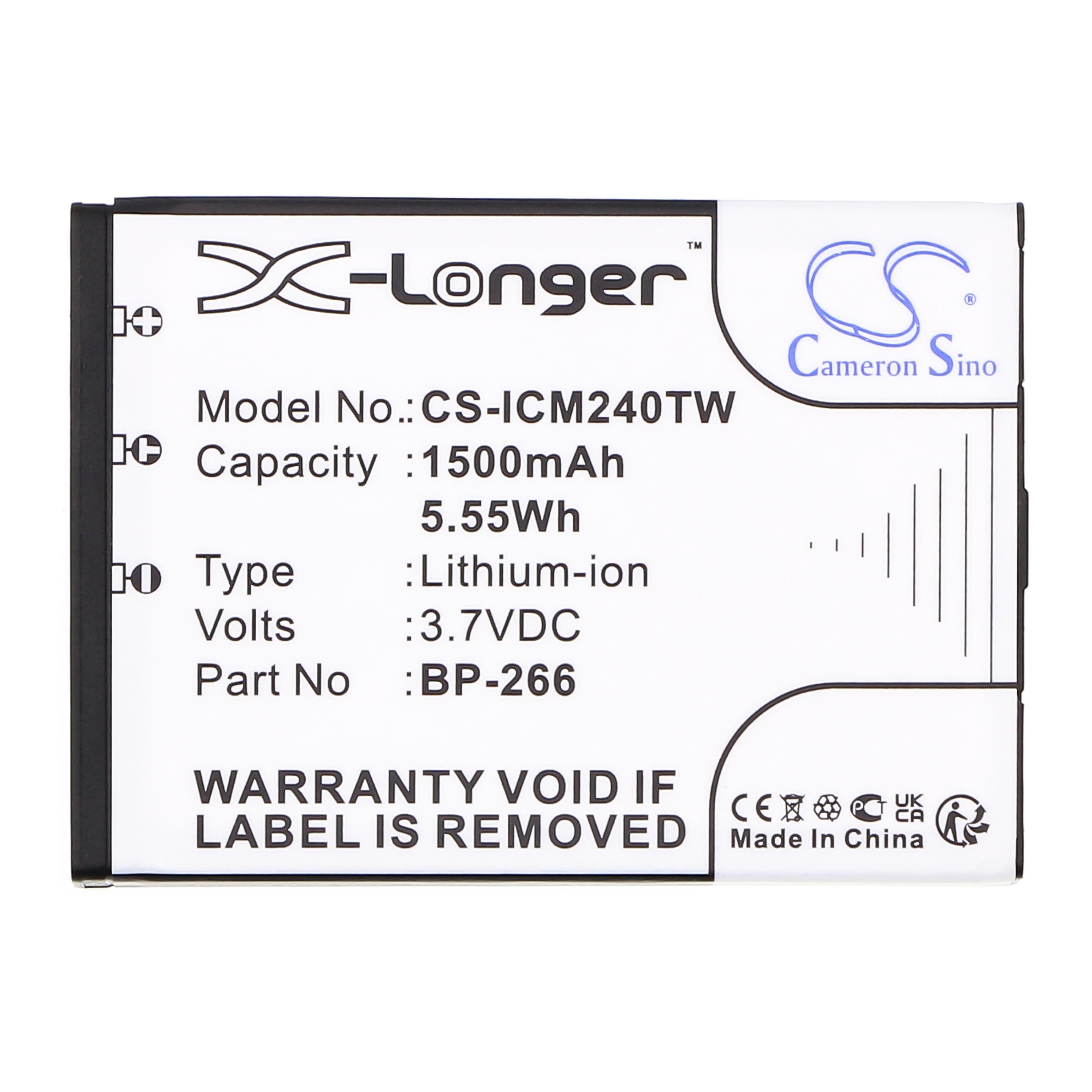 Cameron Sino 1500 mAh for Icom