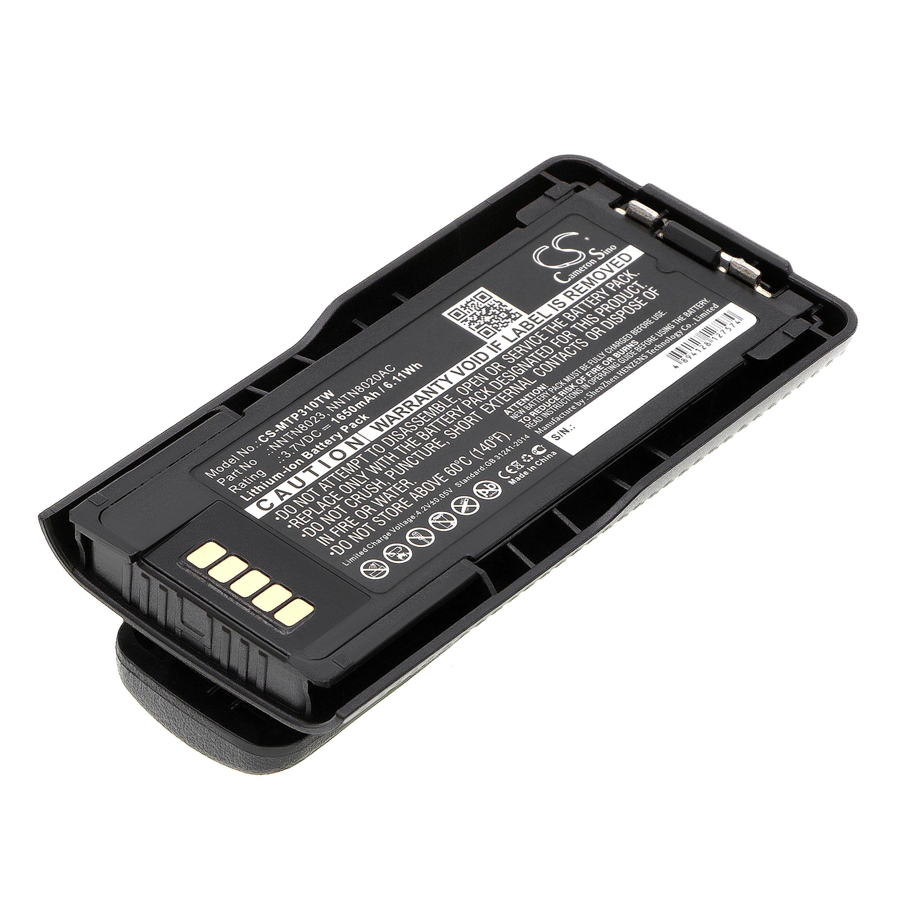 Cameron Sino 1650mAh Battery for Motorola