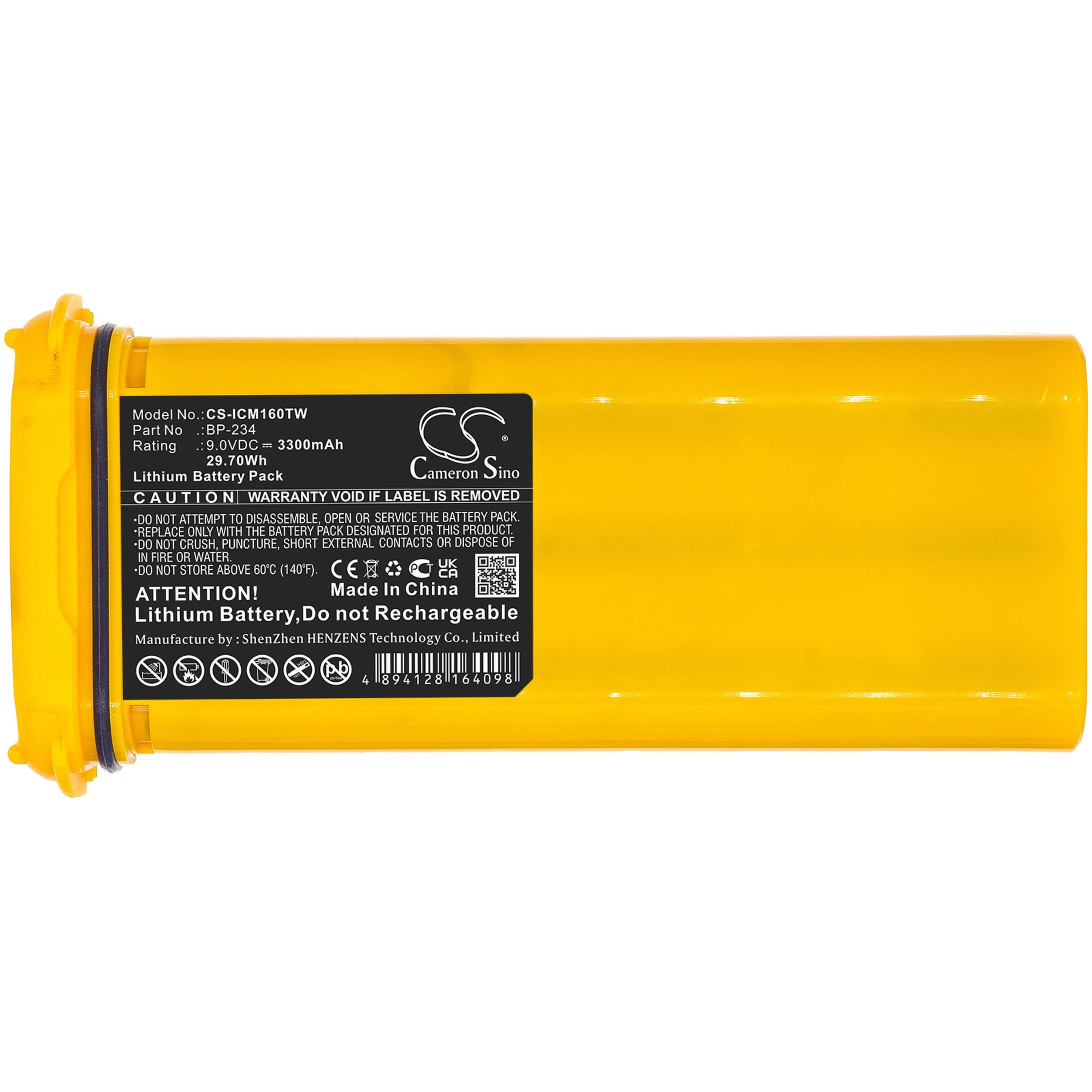 Cameron Sino 3300 mAh for Icom
