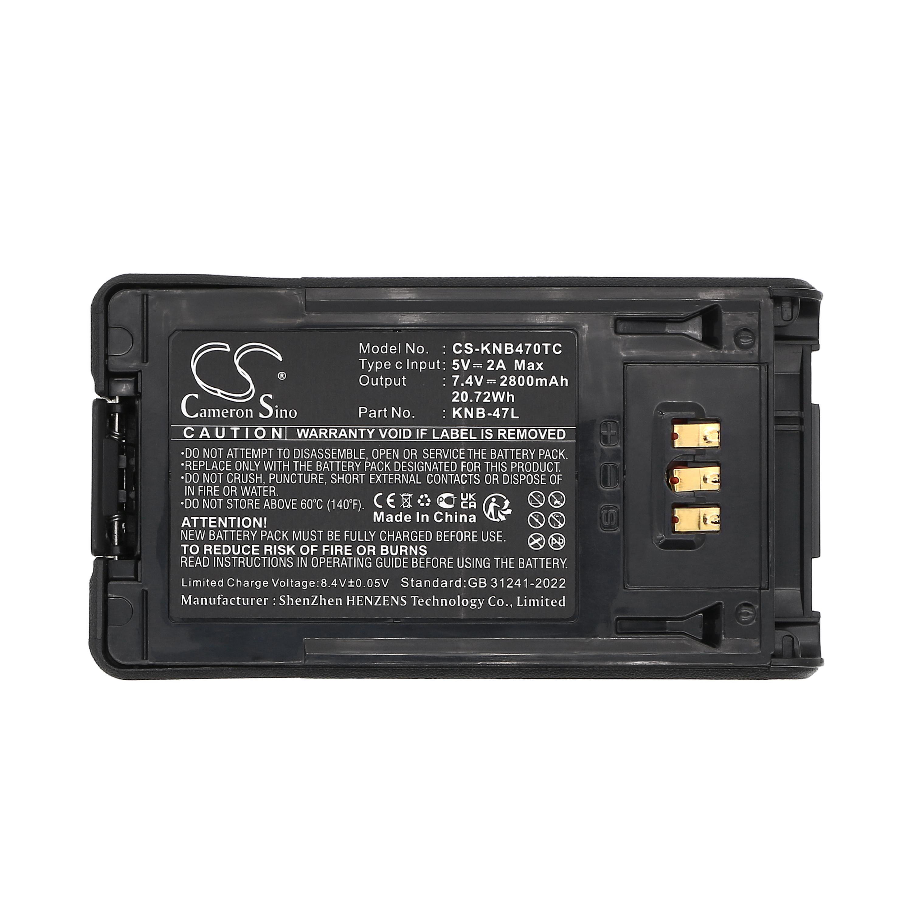 Cameron Sino Replacement Battery for Kenwood