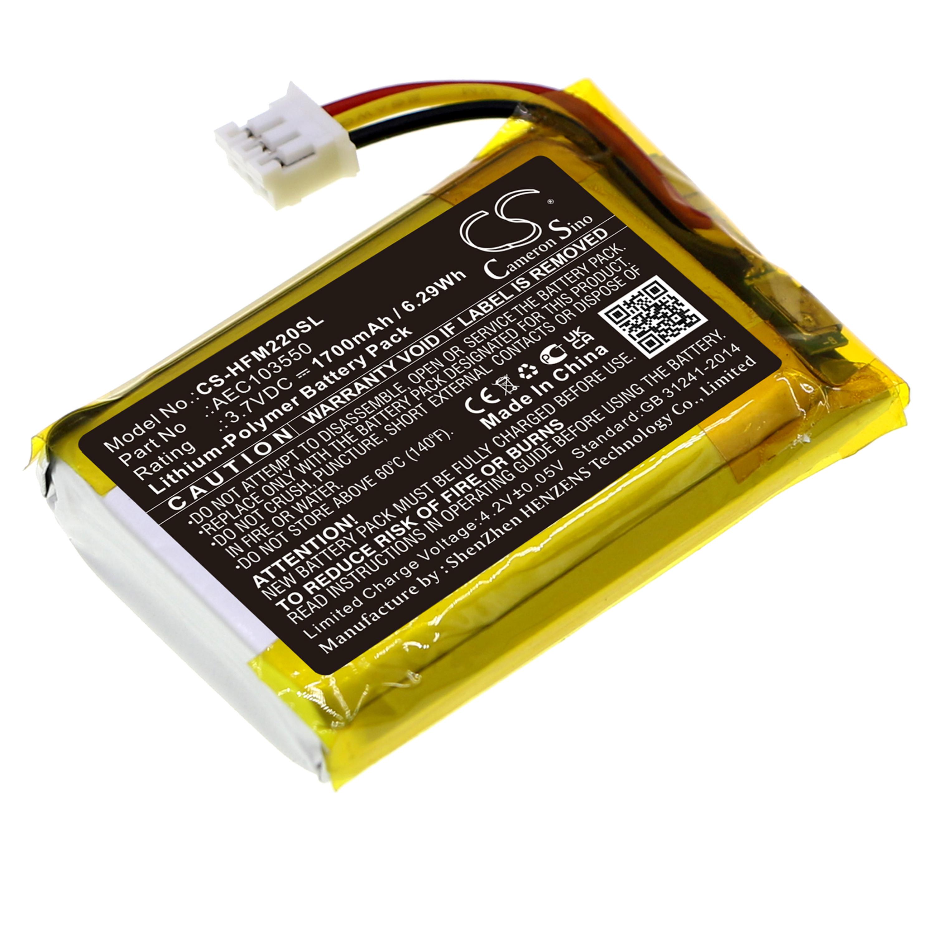 Cameron Sino 1700 mAh for HiFiMAN