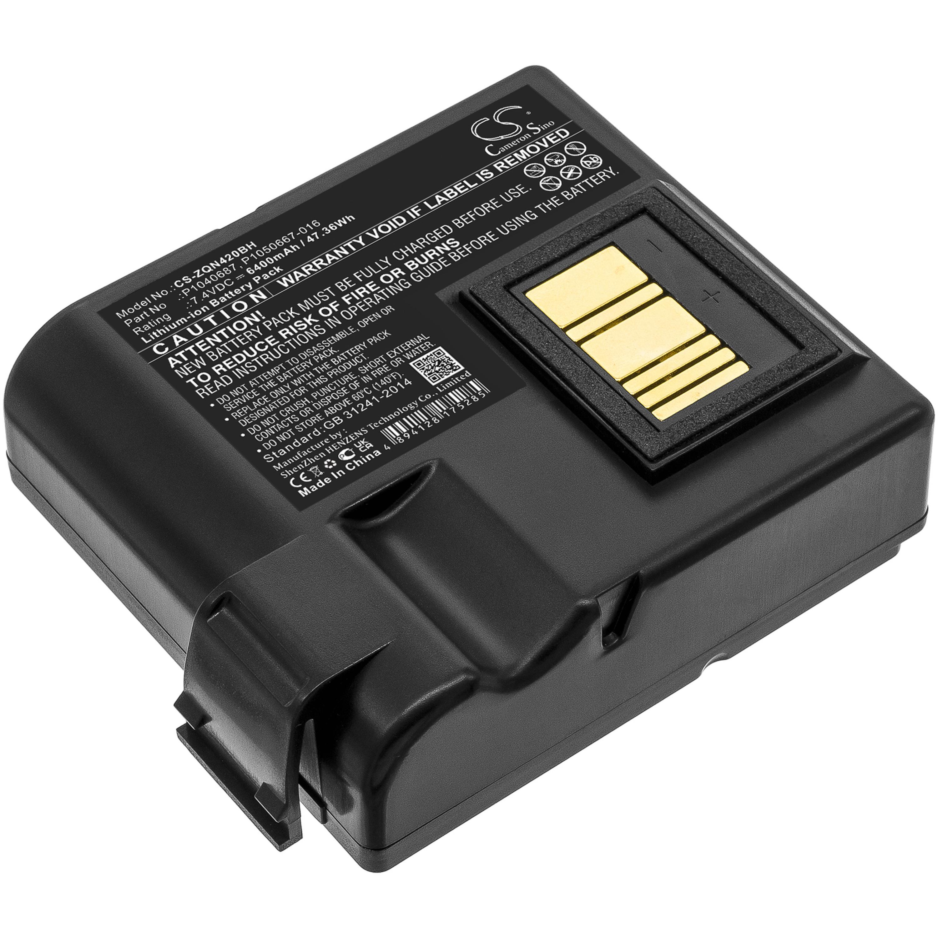 Cameron Sino 6400 mAh for Zebra