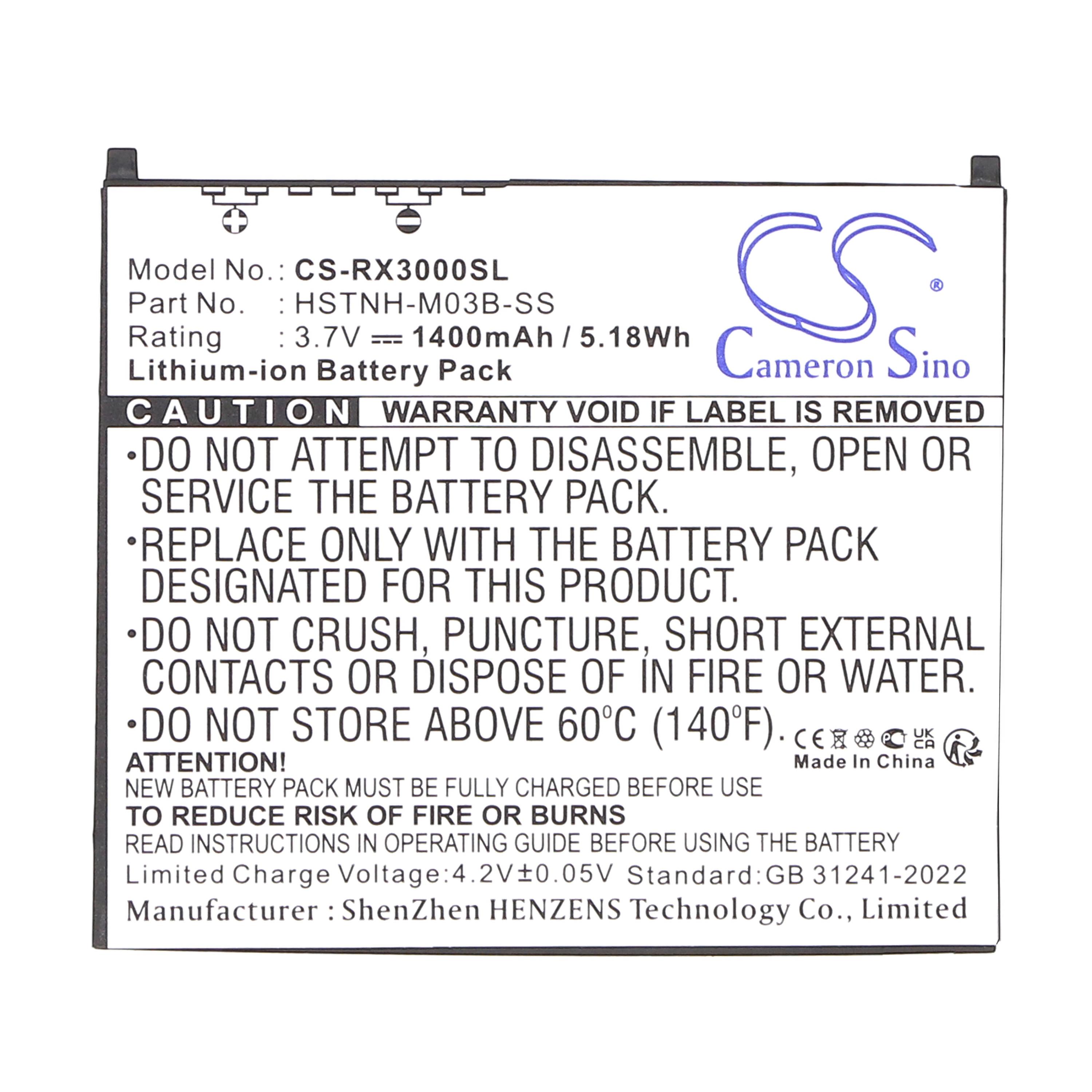 Cameron Sino 1400 mAh for HP