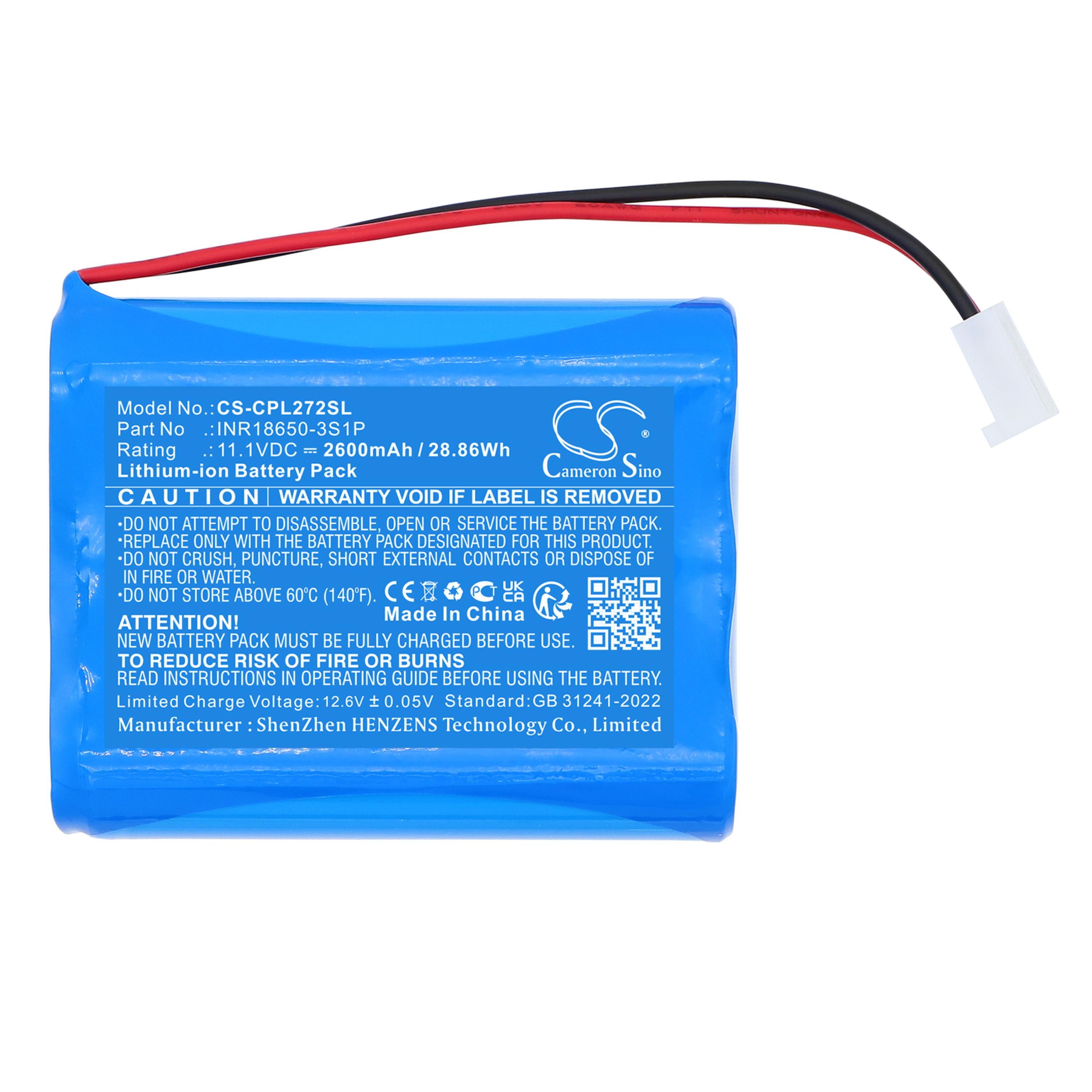 Cameron Sino Replacement Battery for Capillus