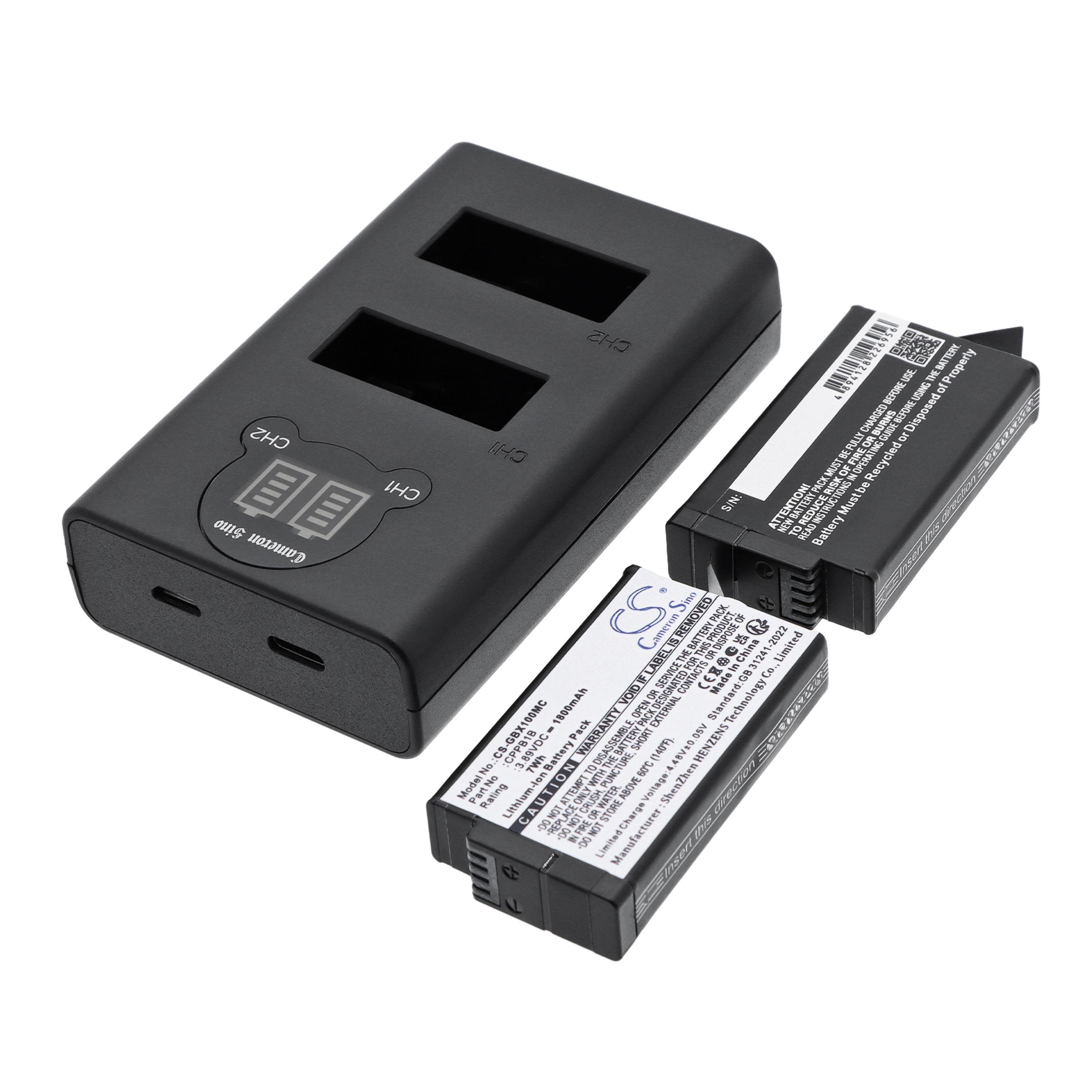 Cameron Sino Dual charger for GoPro