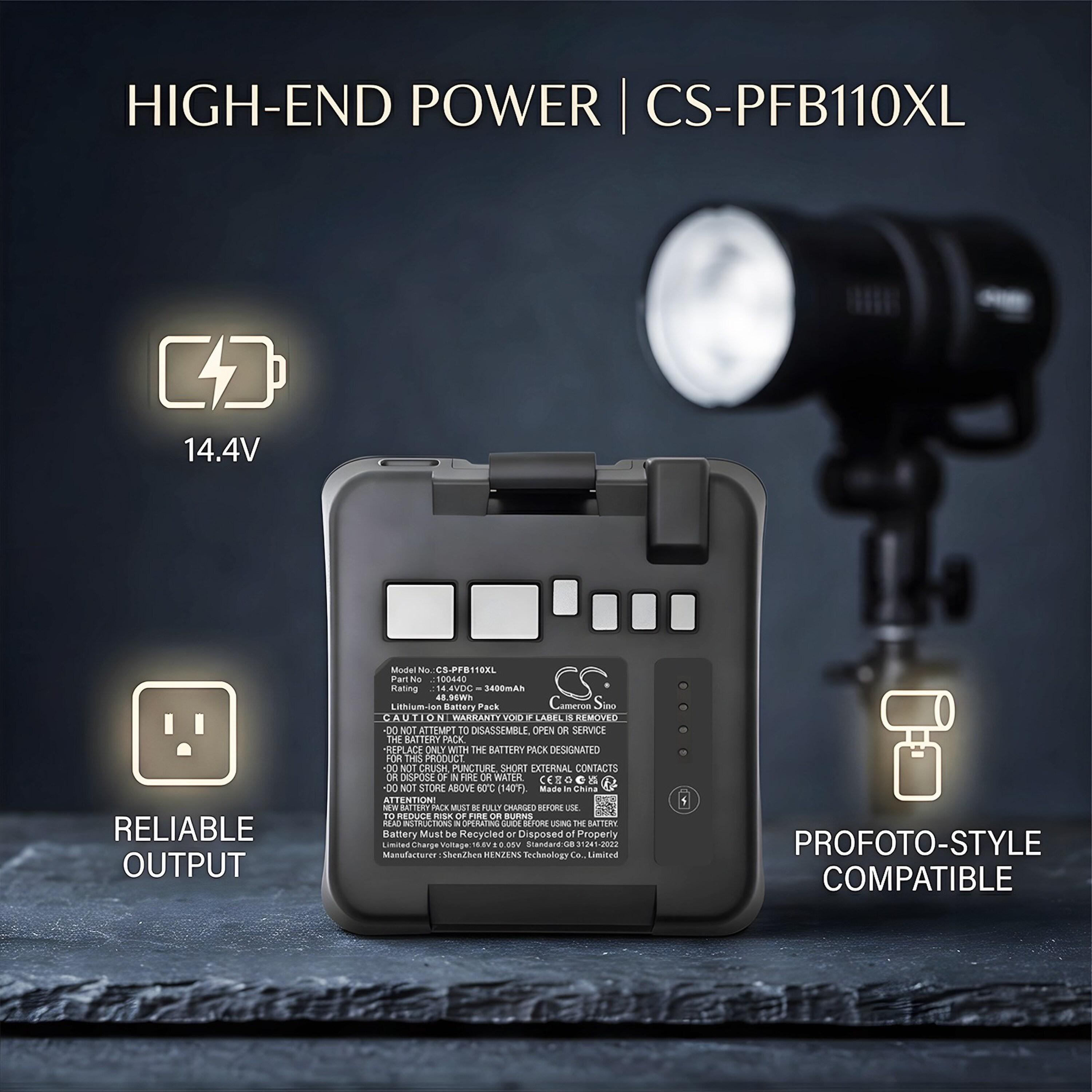 Cameron Sino 3400mAh Battery for 100440