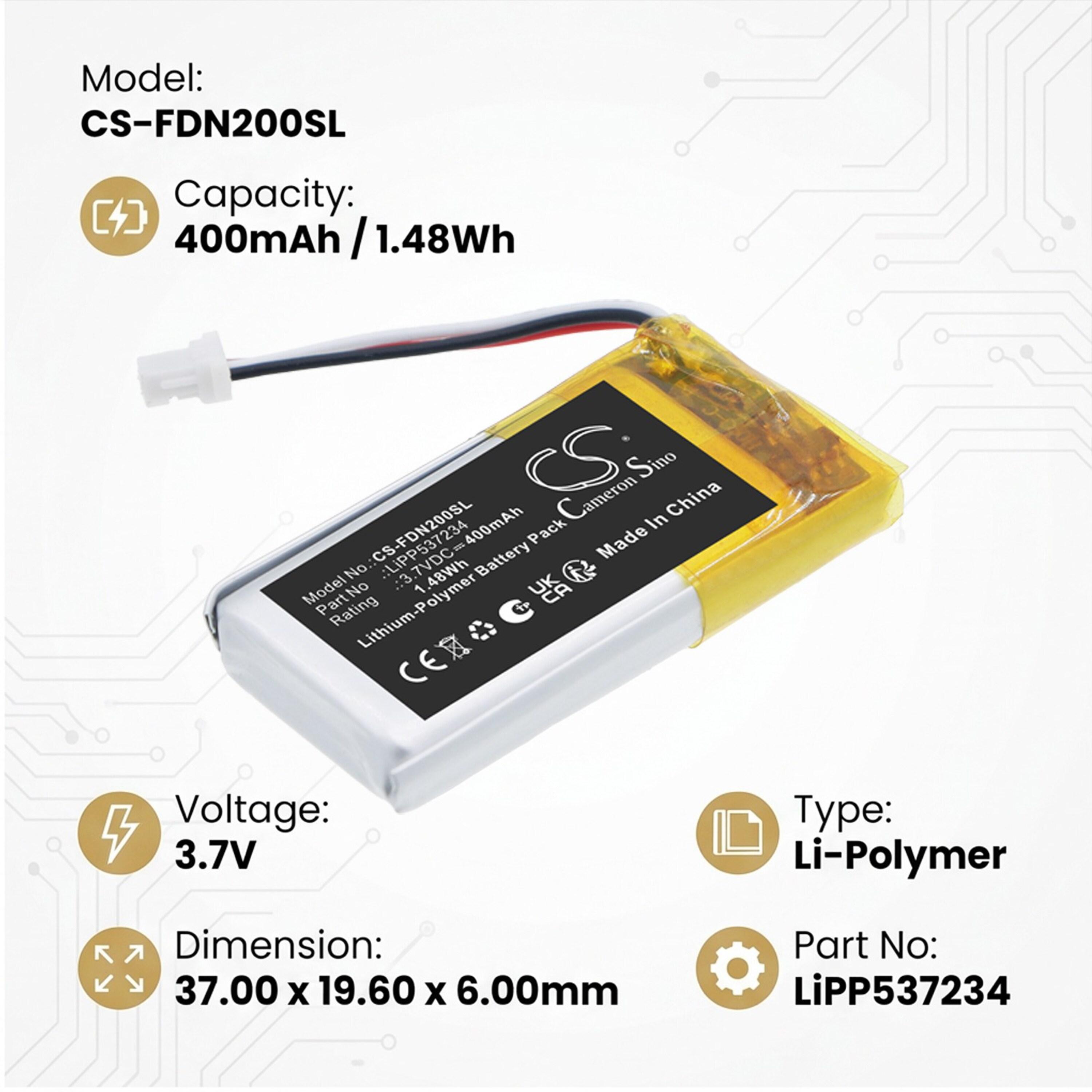 Cameron Sino 400mAh Battery for Fender