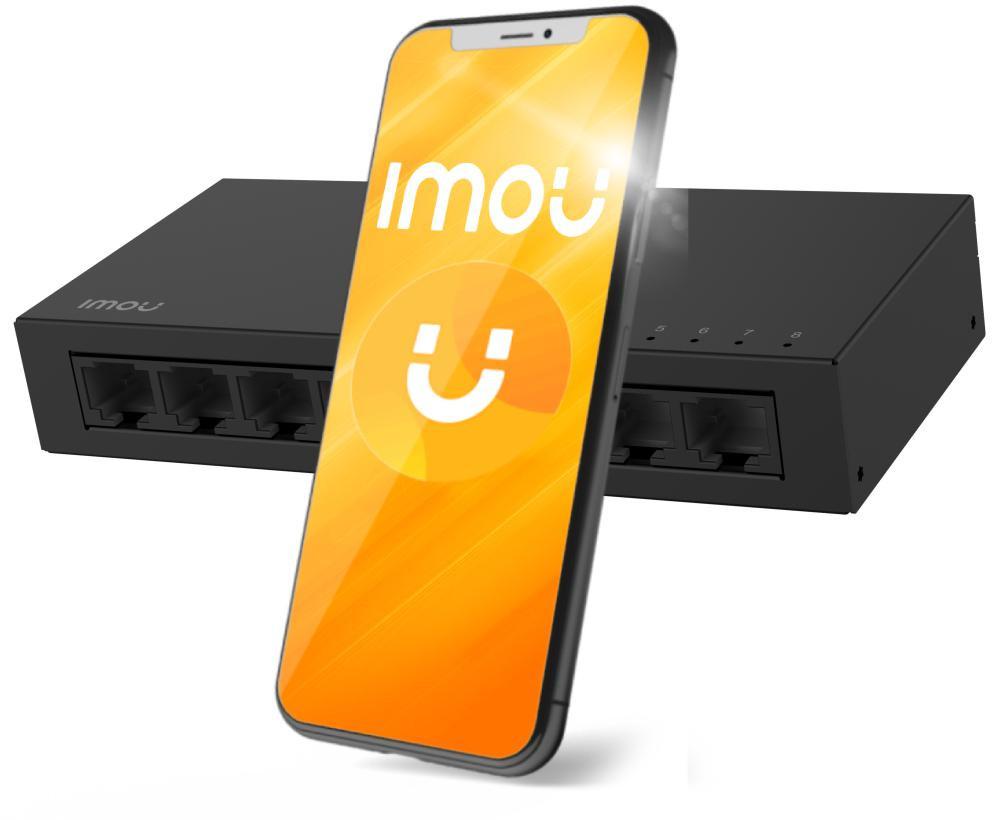 Switch Imou 8-portowy SF108 metalowa obudowa