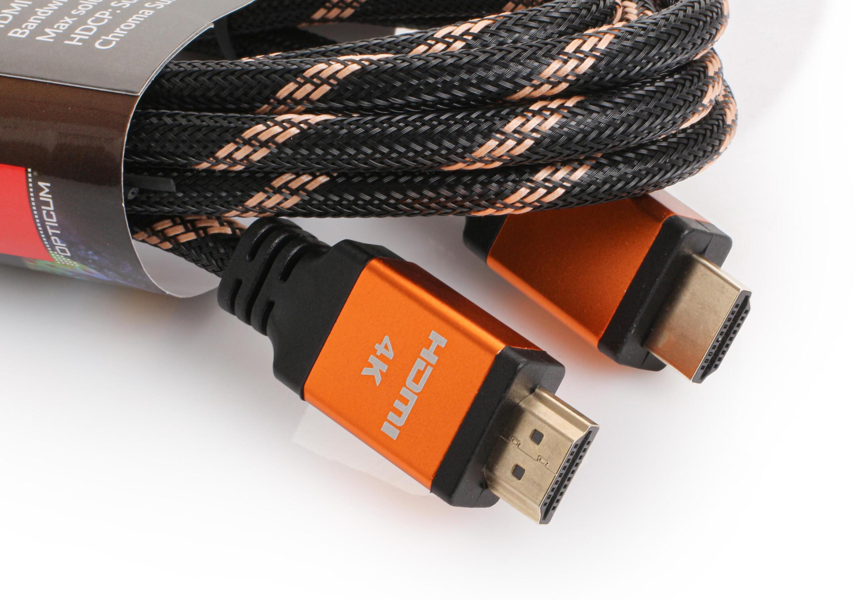 Kabel HDMI-HDMI Opticum RED 4K UHD