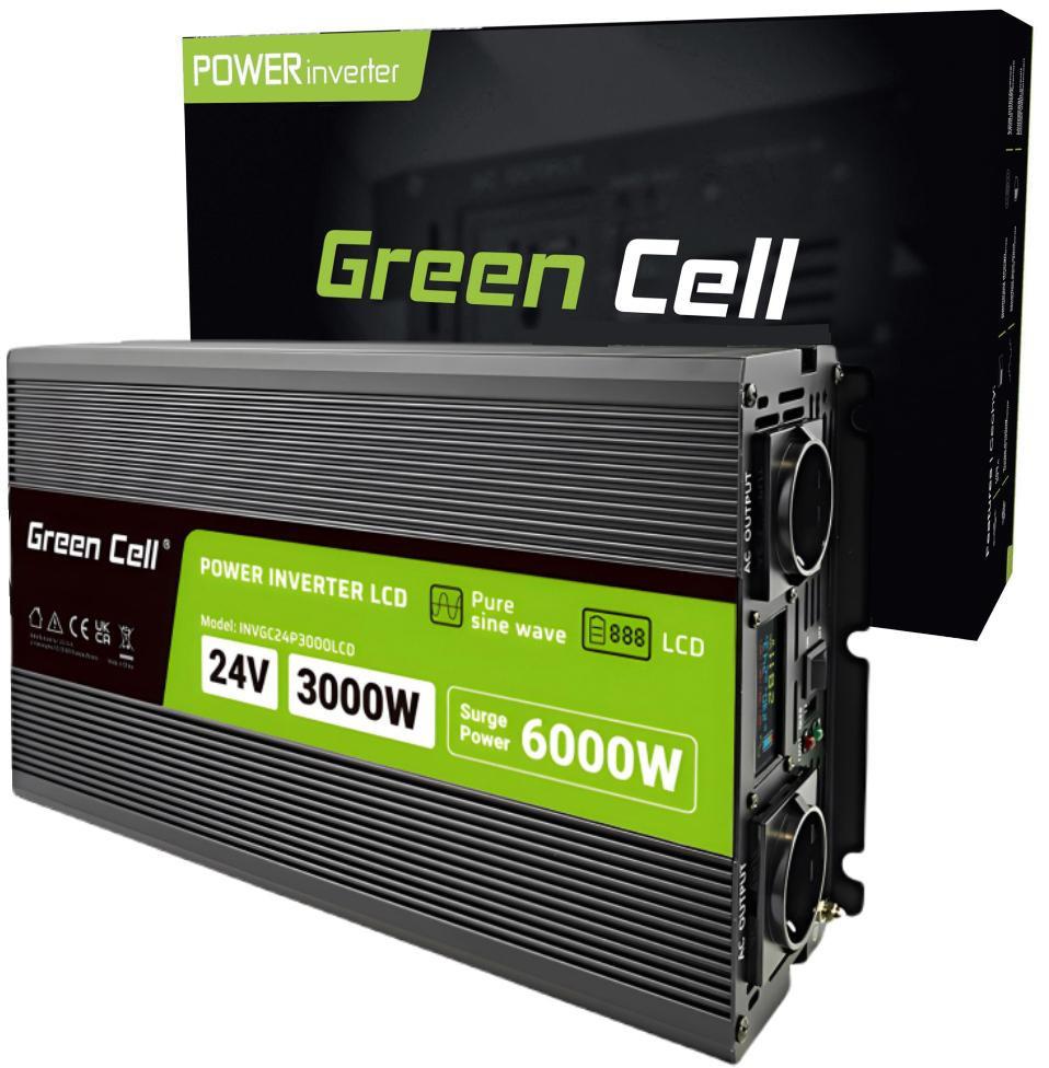 PRZETWORNICA NAPIĘCIA Green Cell PowerInverter LCD