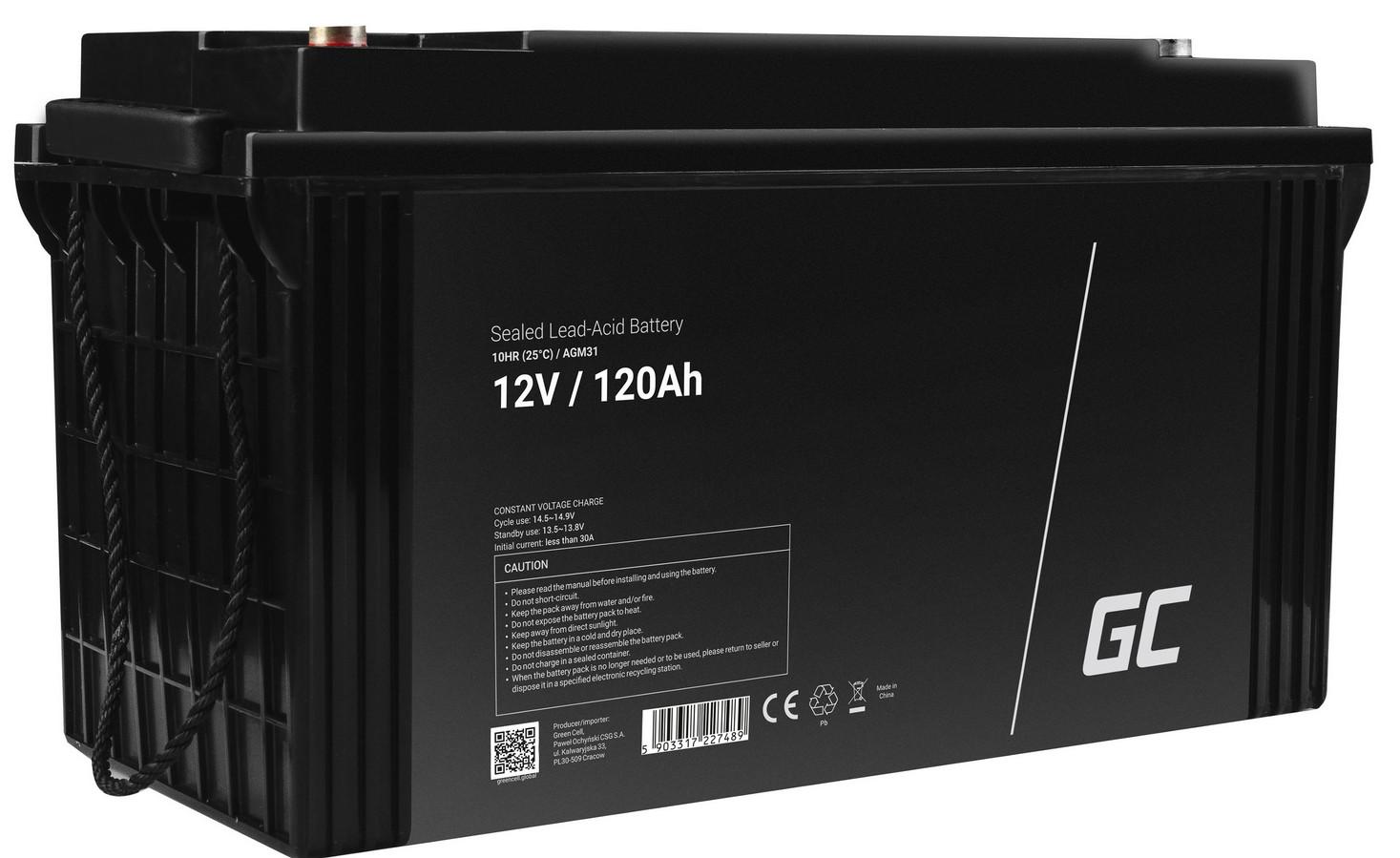 AKUMULATOR AGM Green Cell VRLA 12V