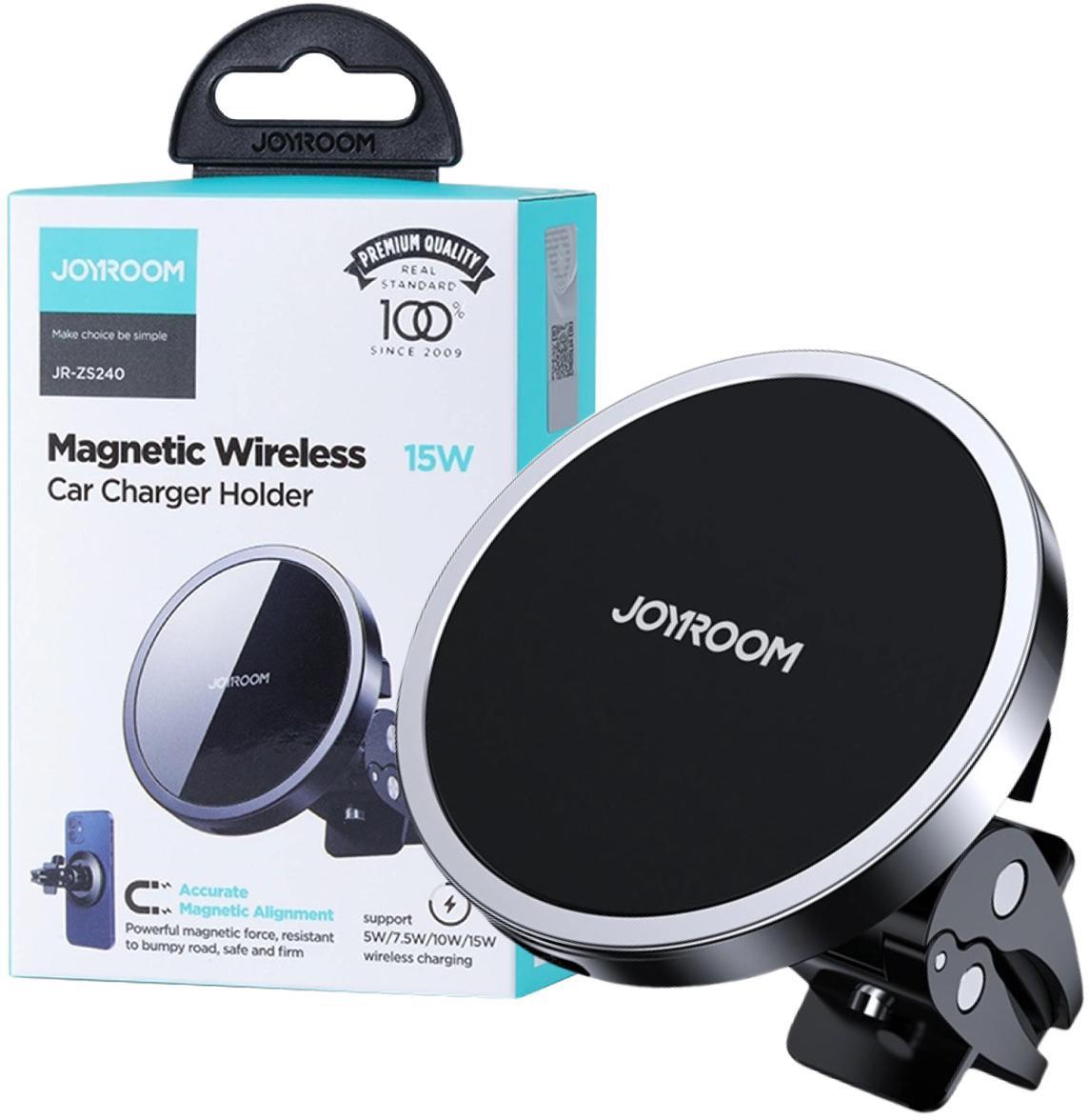 Uchwyt samochodowy magnetyczny ładowarka indukcyjna Joyroom
